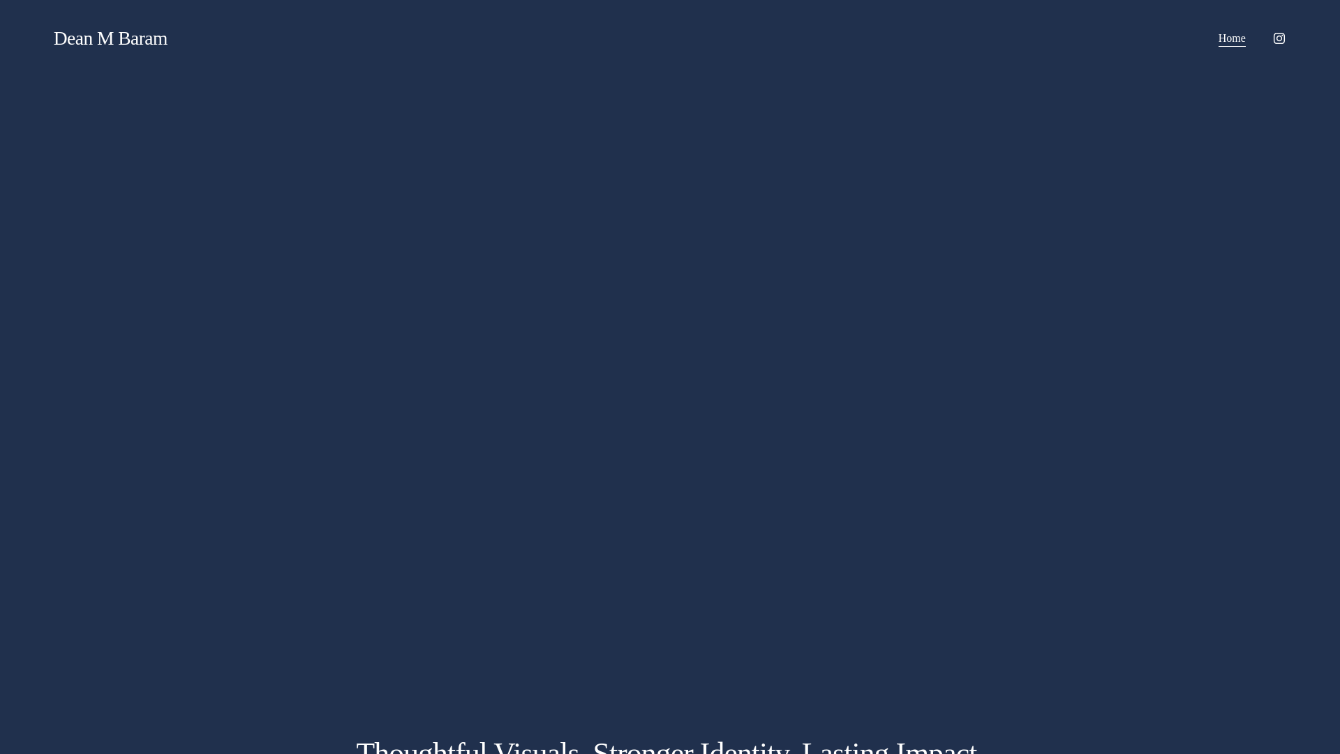 website screenshot of https://deanmbaram.com/