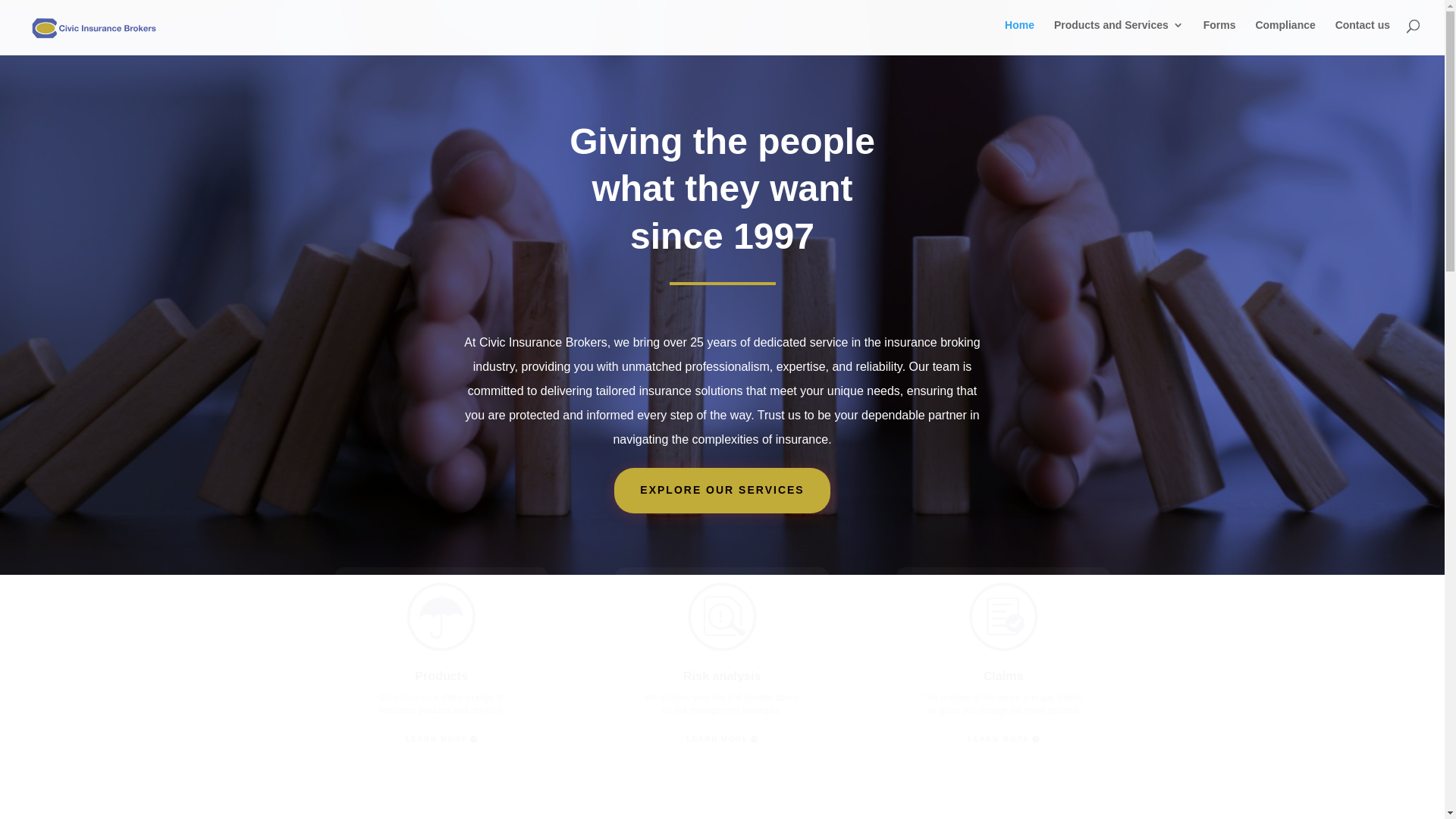 website screenshot of https://civicinsurance.online/