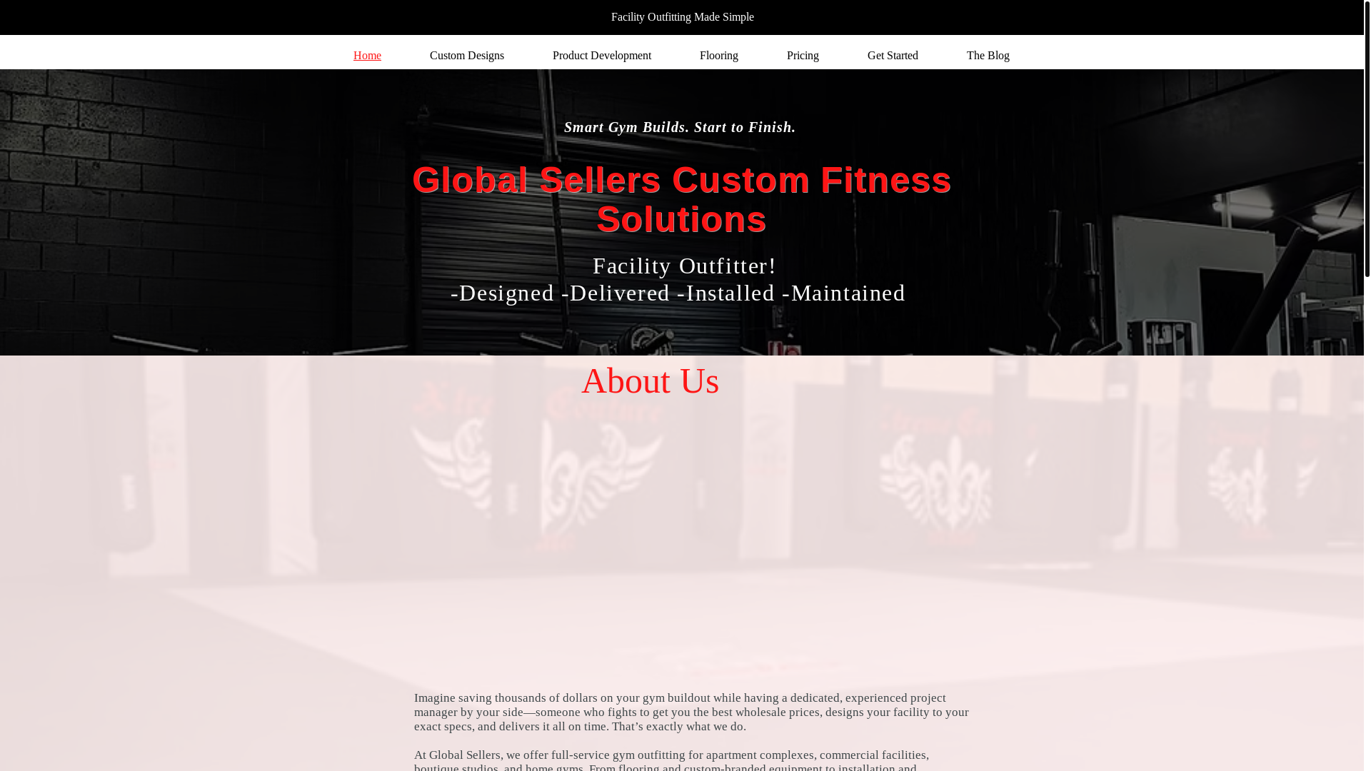 website screenshot of https://global-sellers-fitness-solutions.net/