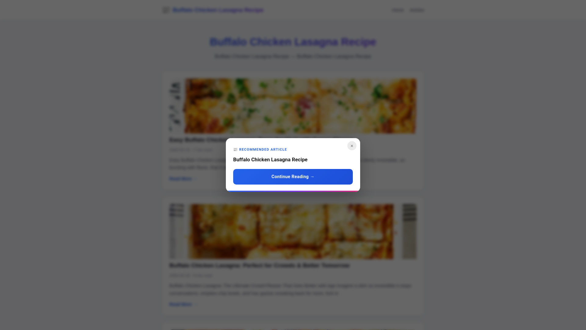 website screenshot of https://buffalo-chicken-lasagna-recipe.pages.dev/
