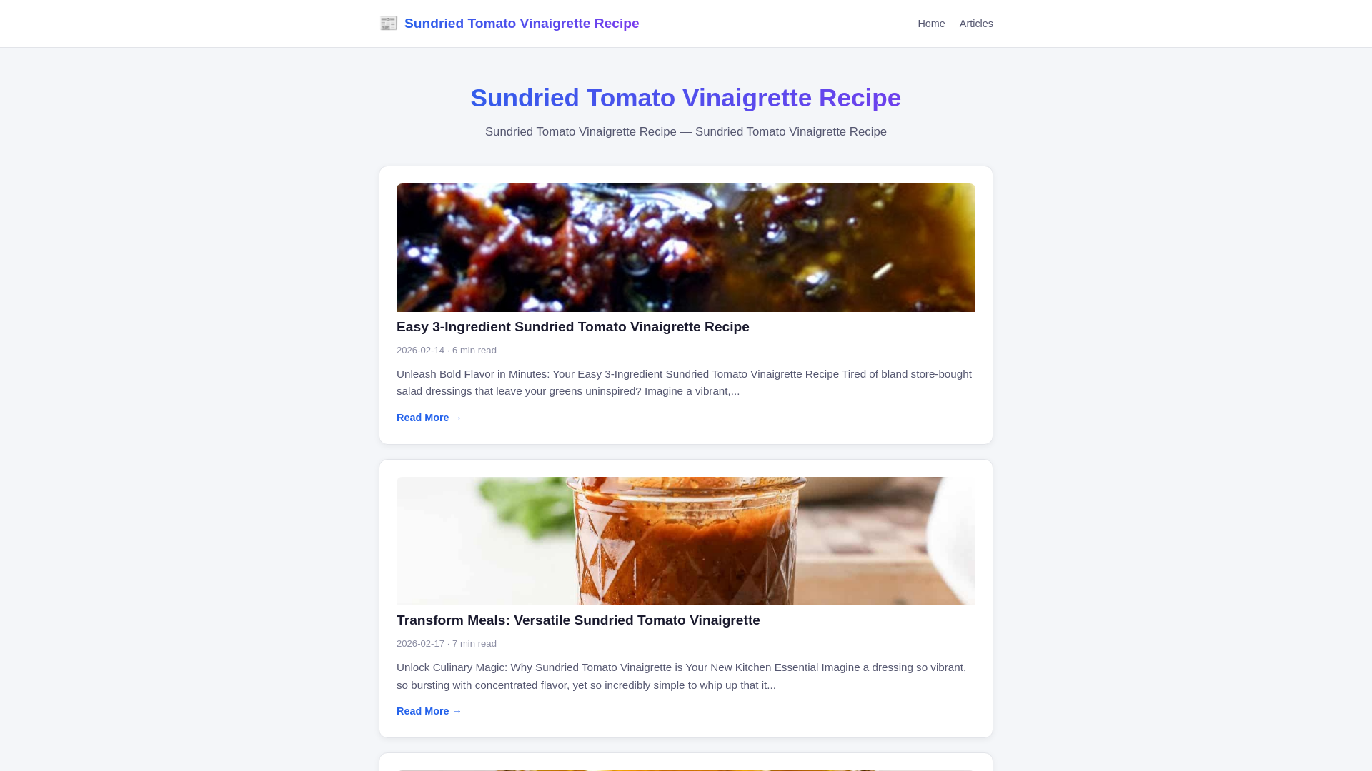 website screenshot of https://sundried-tomato-vinaigrette-recipe.pages.dev/