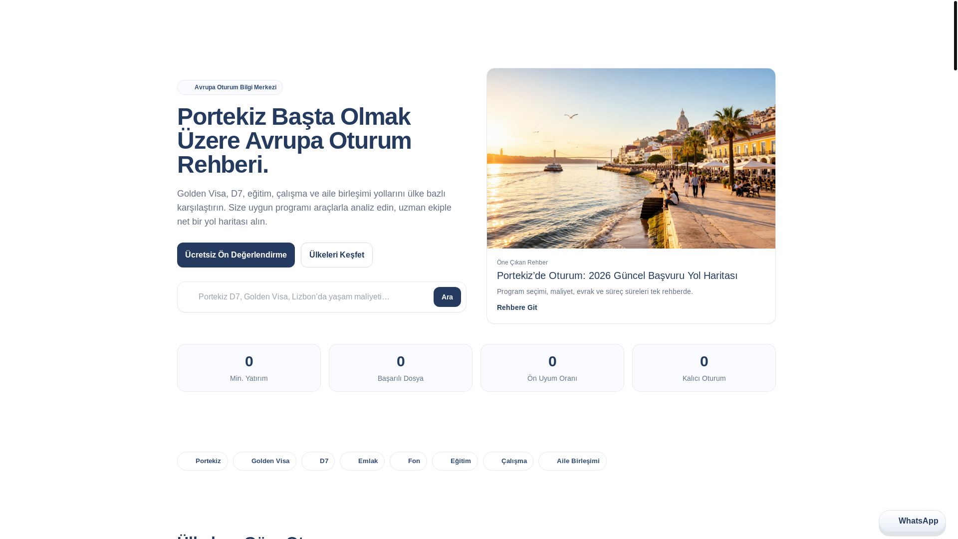 website screenshot of https://avrupaoturumu.tr/