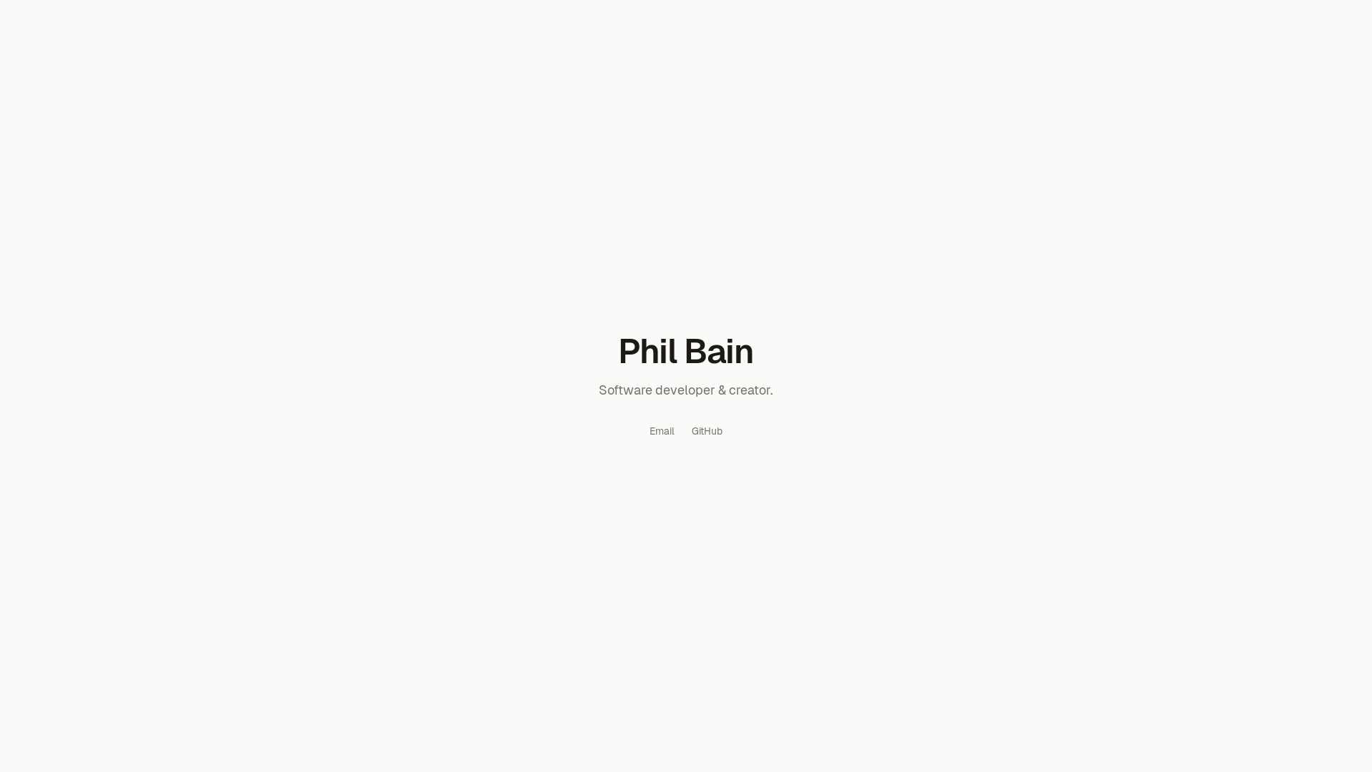 website screenshot of https://philbain-com.pages.dev/