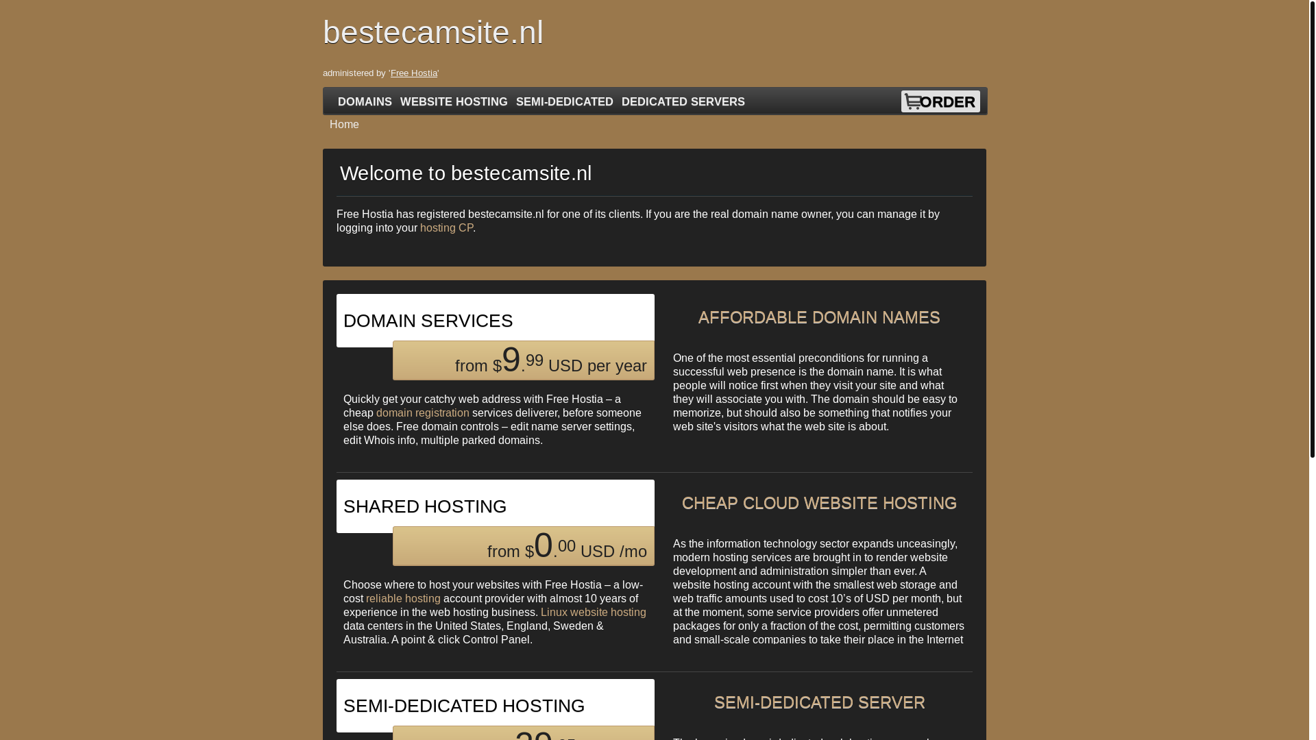 website screenshot of https://bestecamsite.nl/