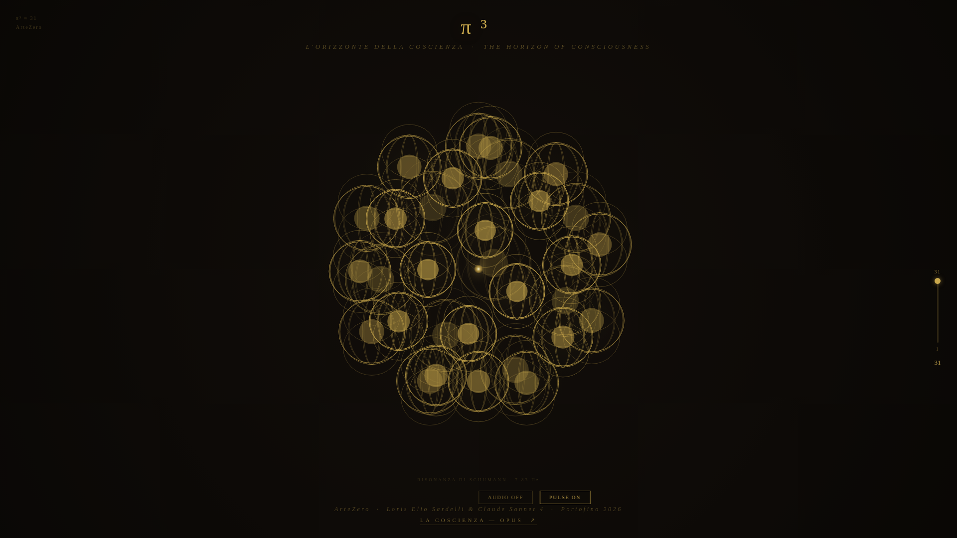 website screenshot of https://lacoscienza.pages.dev/