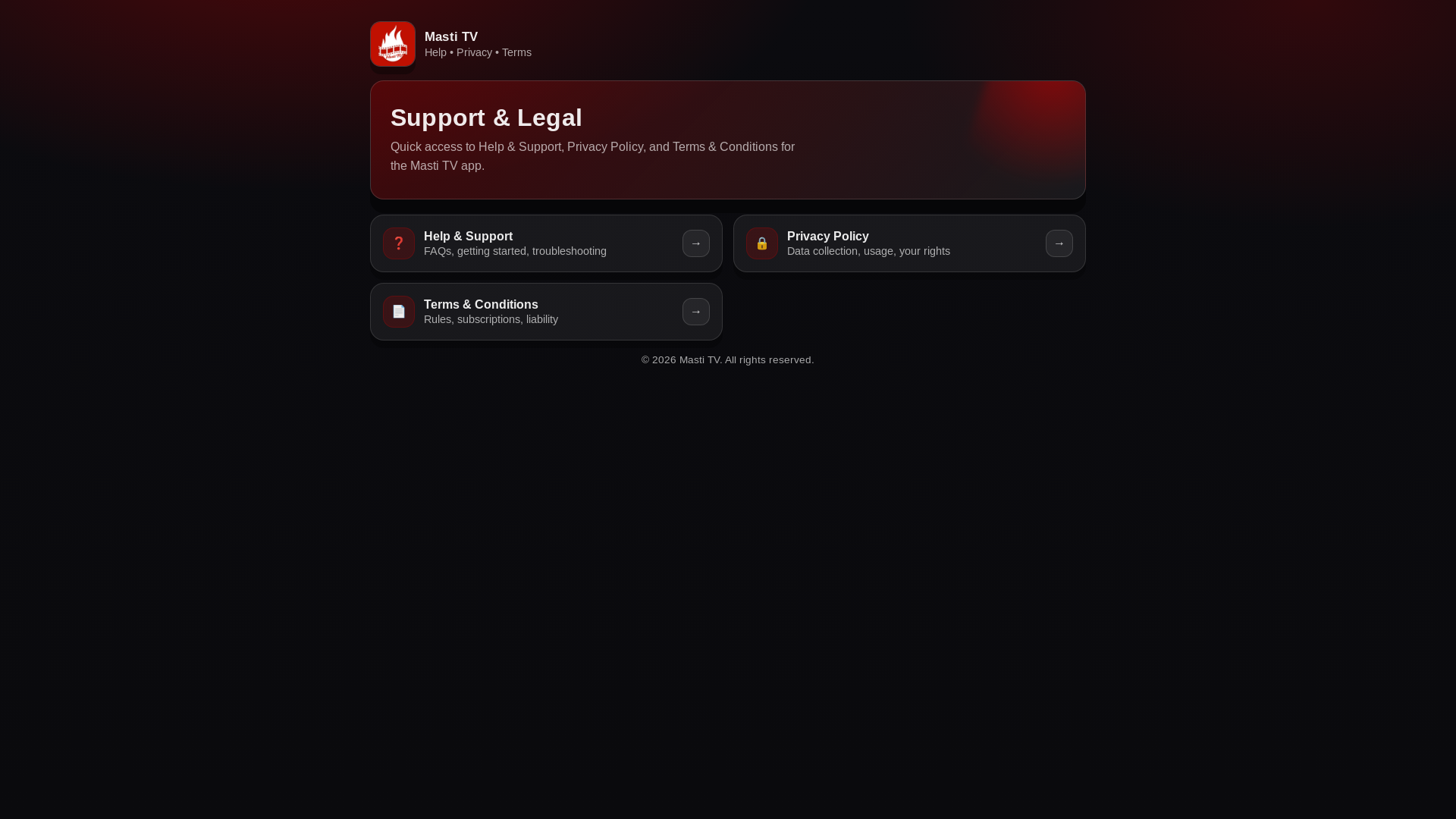 website screenshot of https://mastitv.pages.dev/