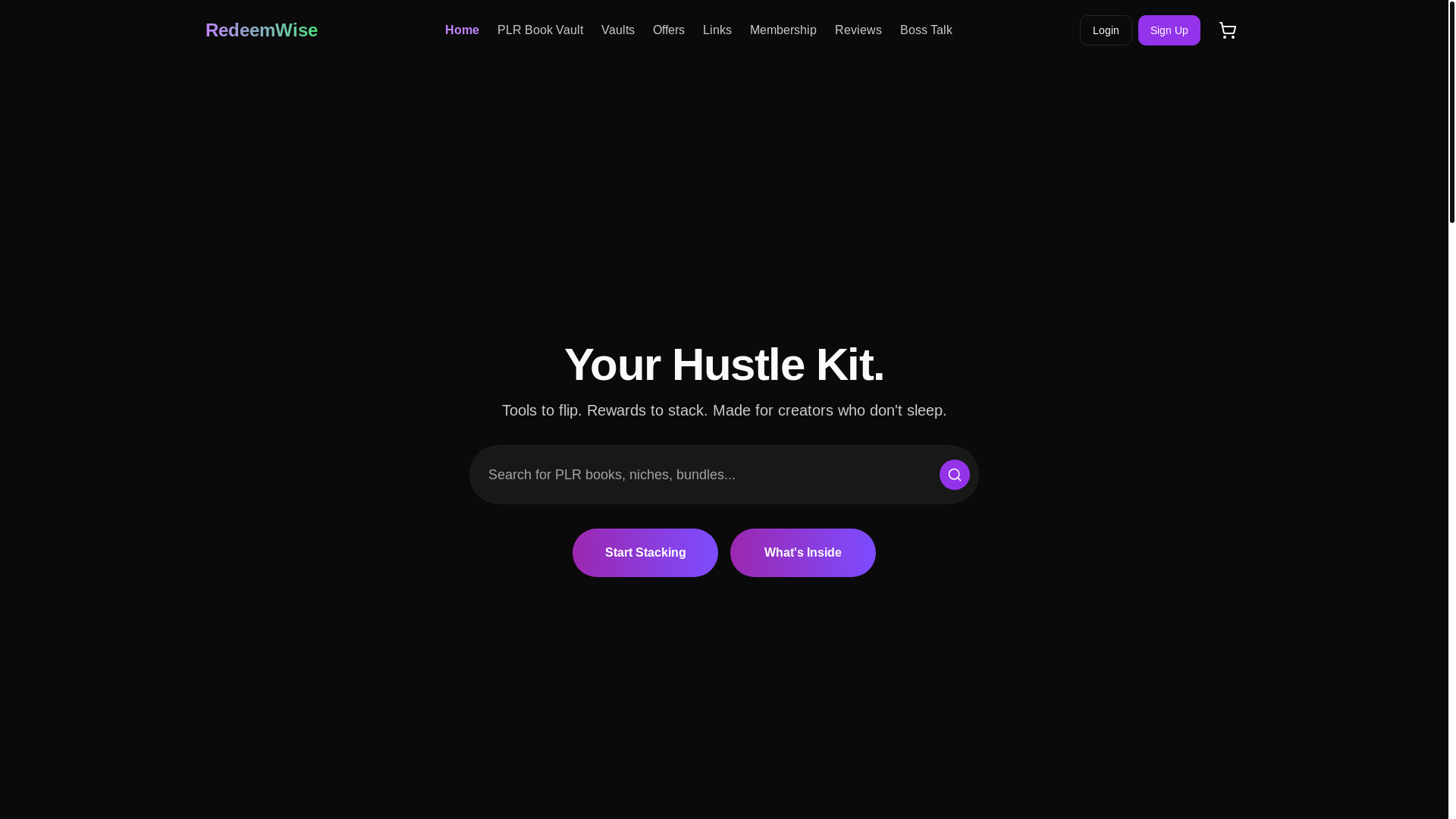 website screenshot of https://cashchapters.com/