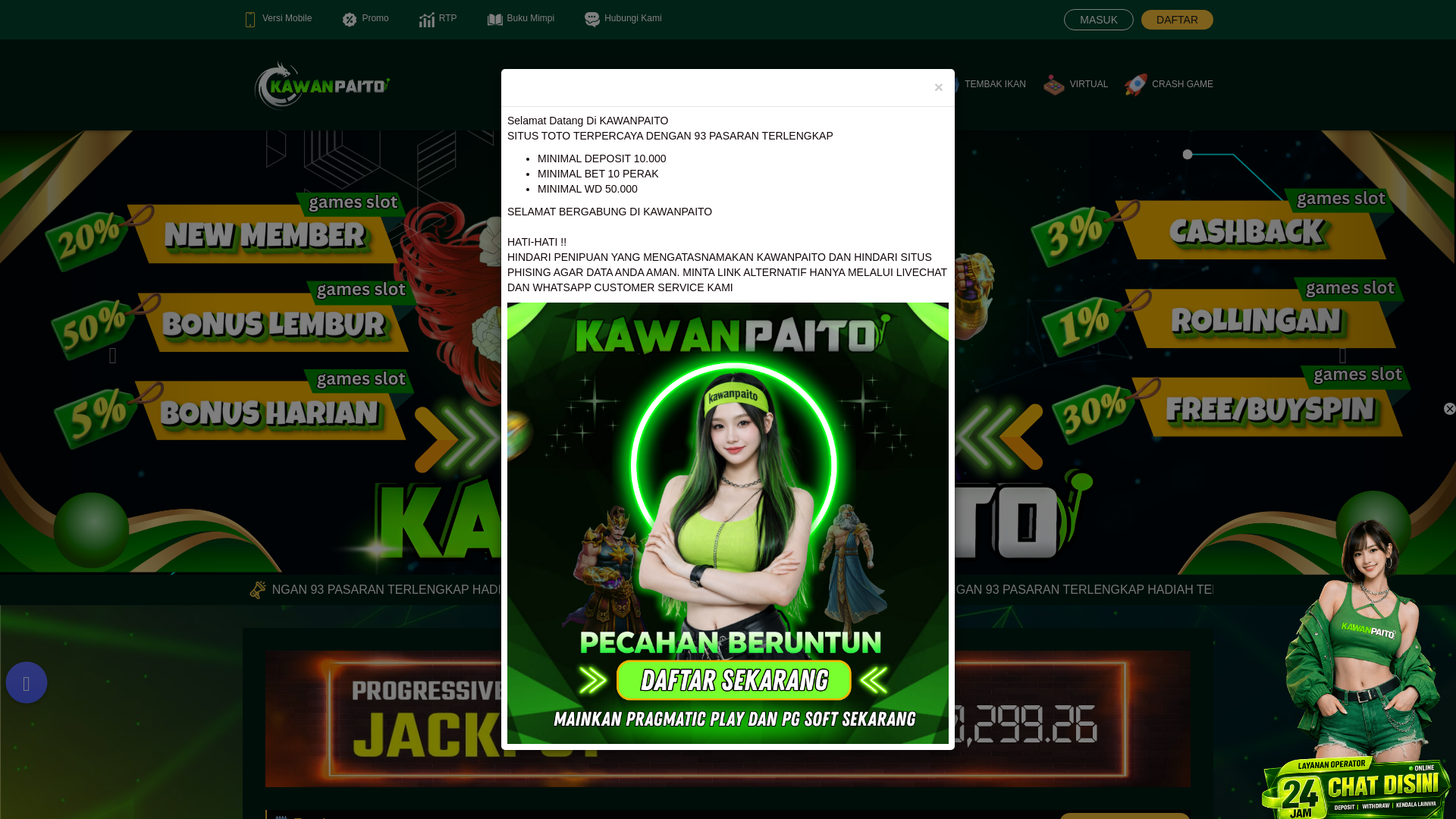 website screenshot of https://kawanpaitoalternatif.com/