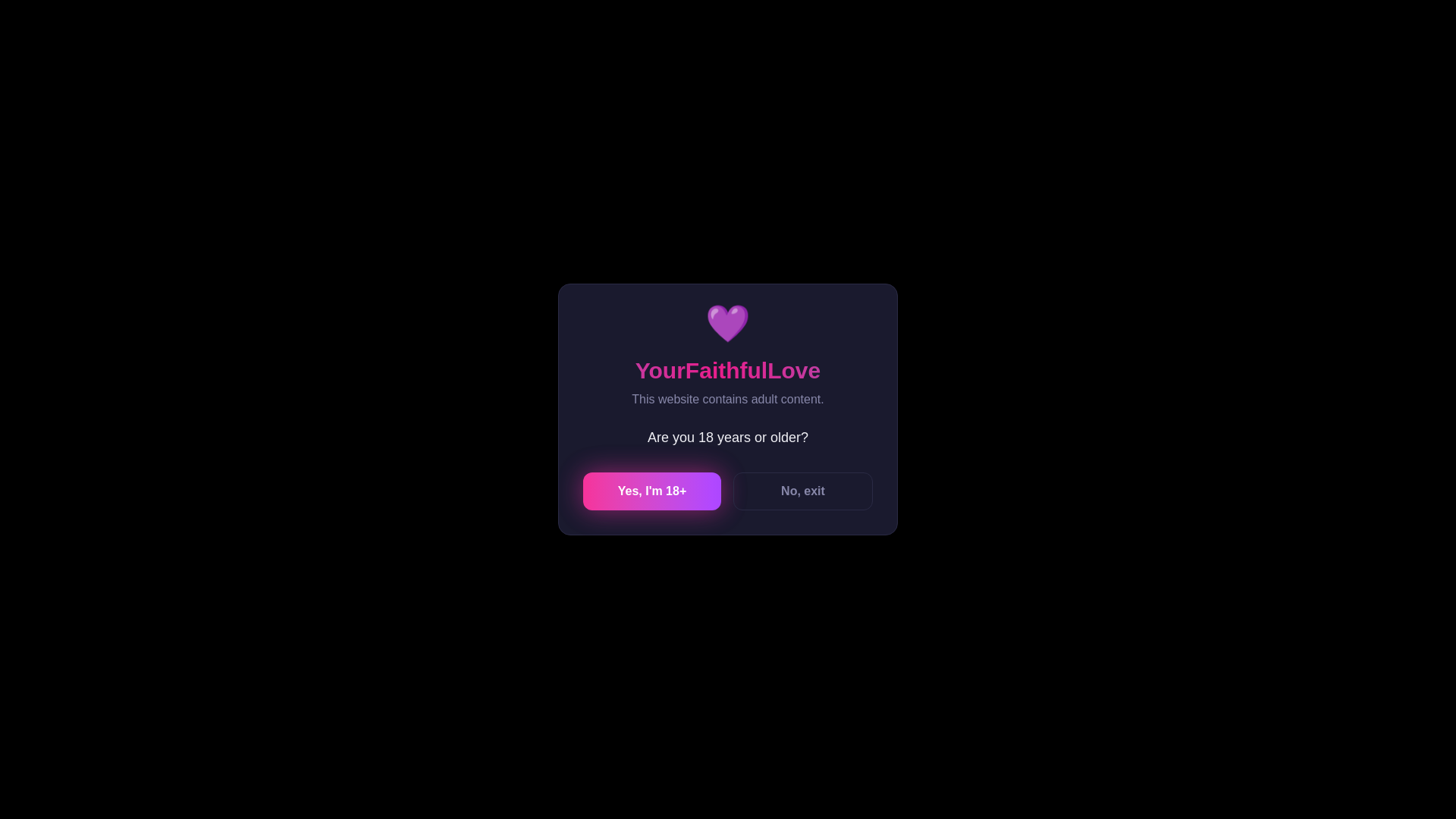 website screenshot of https://yourfaithfullove.pages.dev/