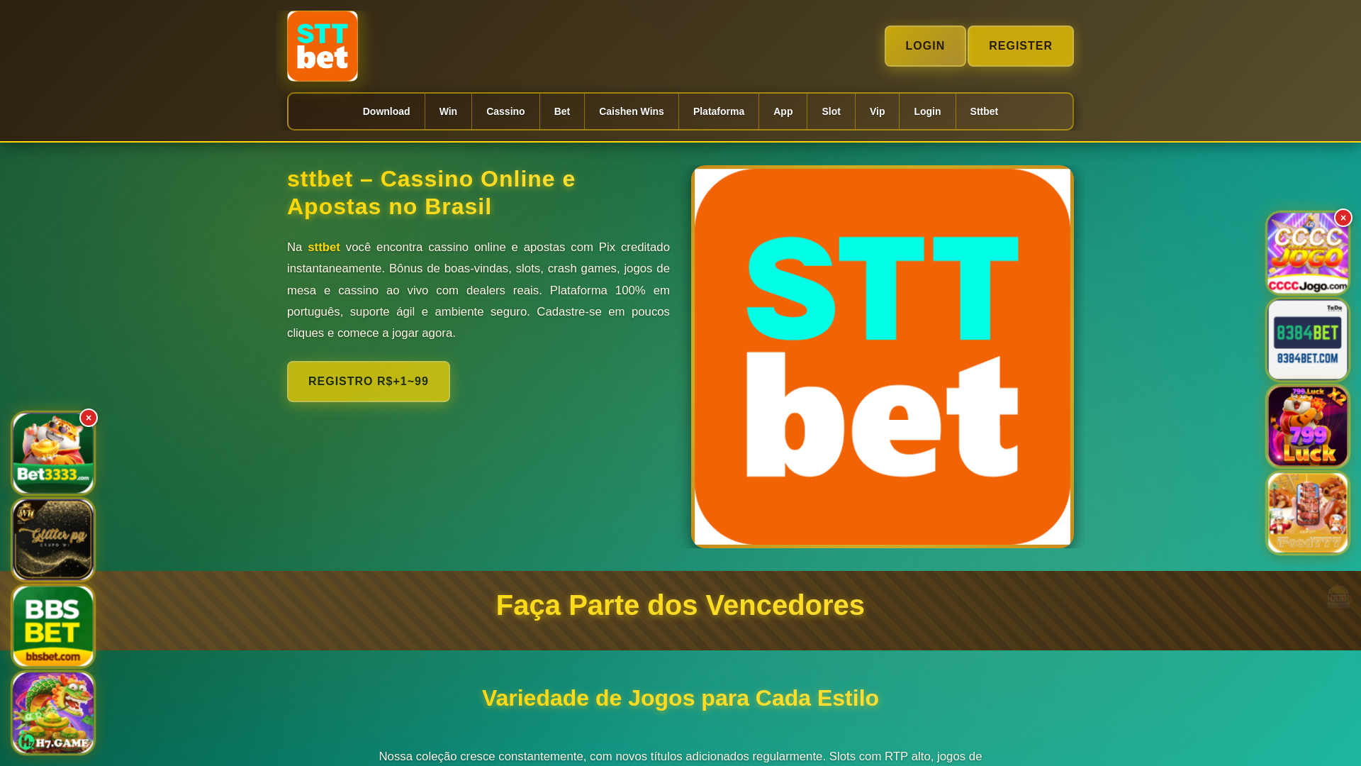 website screenshot of https://sttbetcara.com/