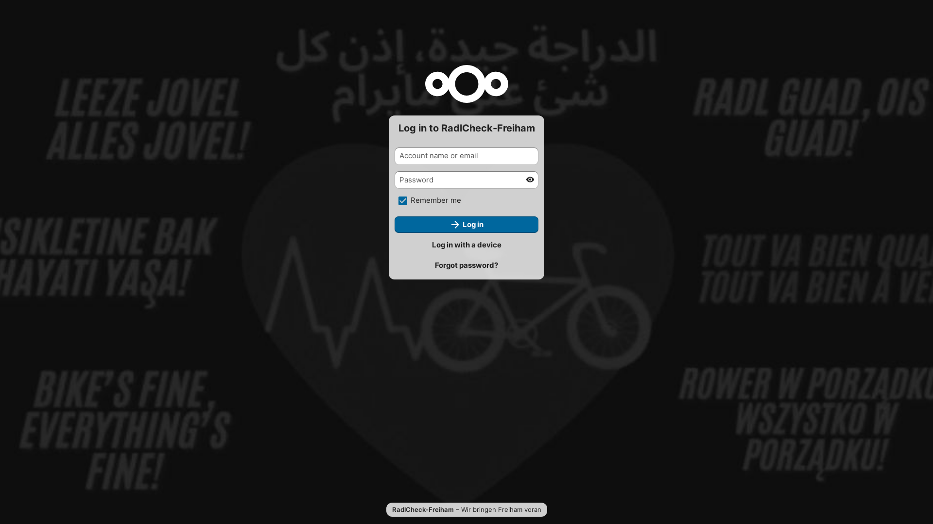 website screenshot of https://radlcheck-freiham.de/