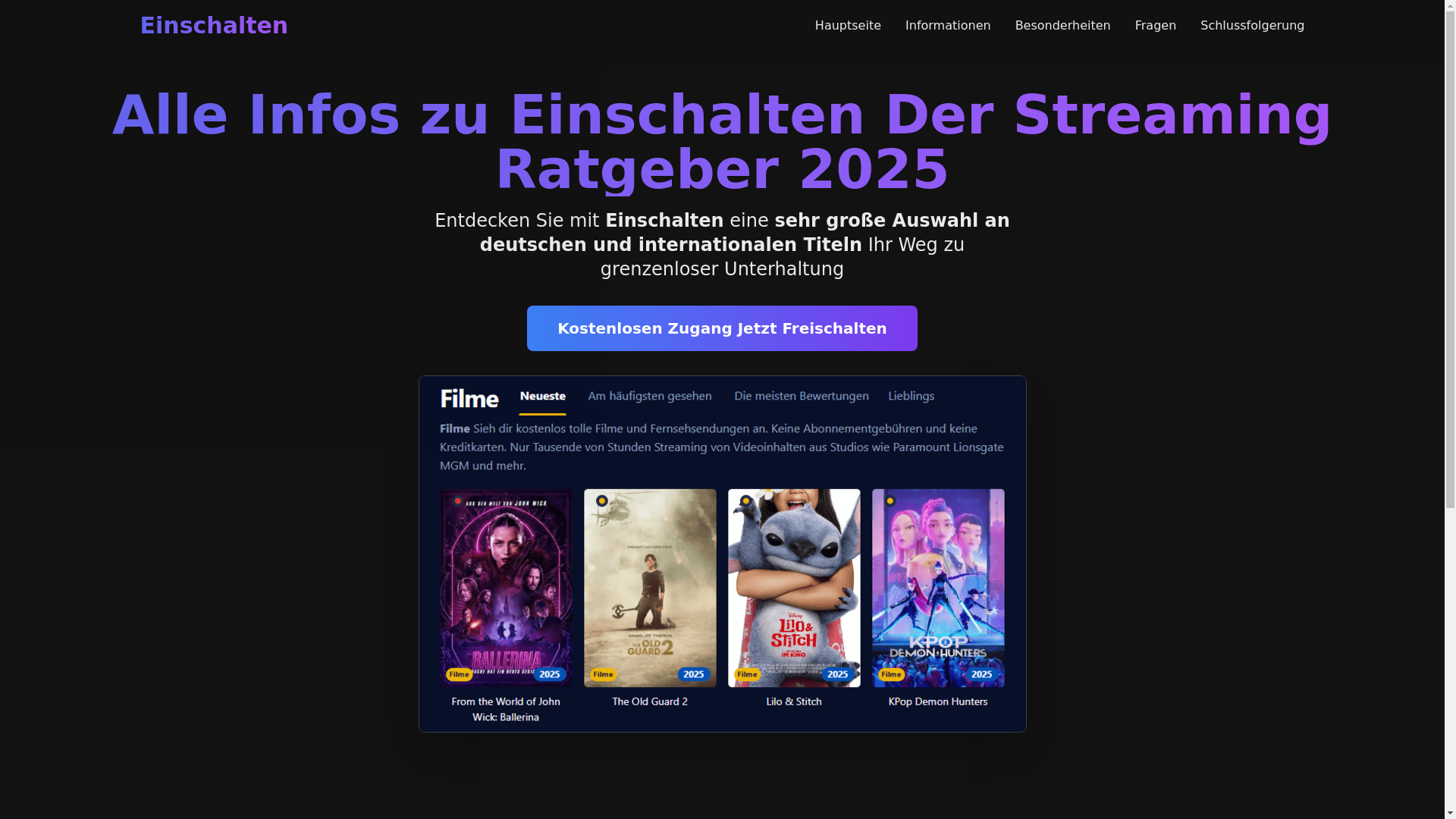 website screenshot of https://einschalten-eh7y.pages.dev/