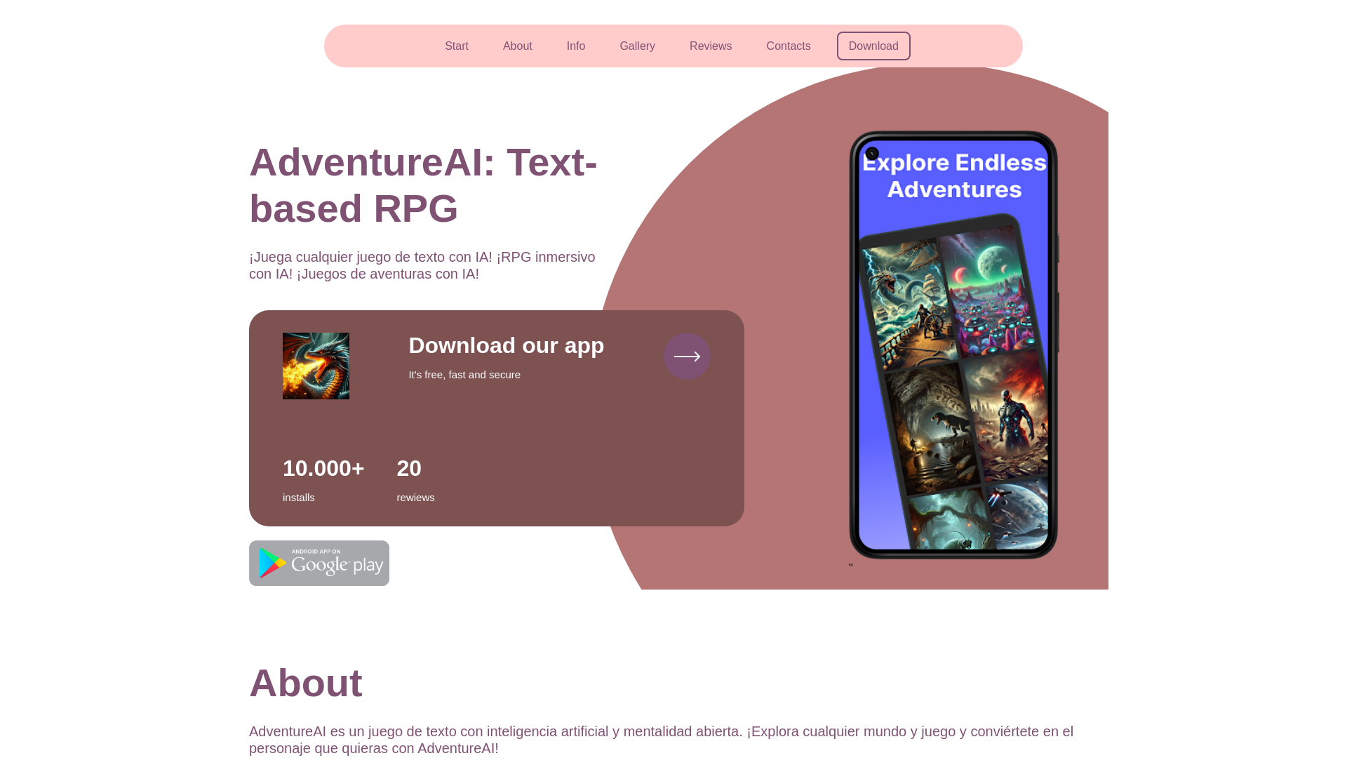 website screenshot of https://inventionnadir.shop/