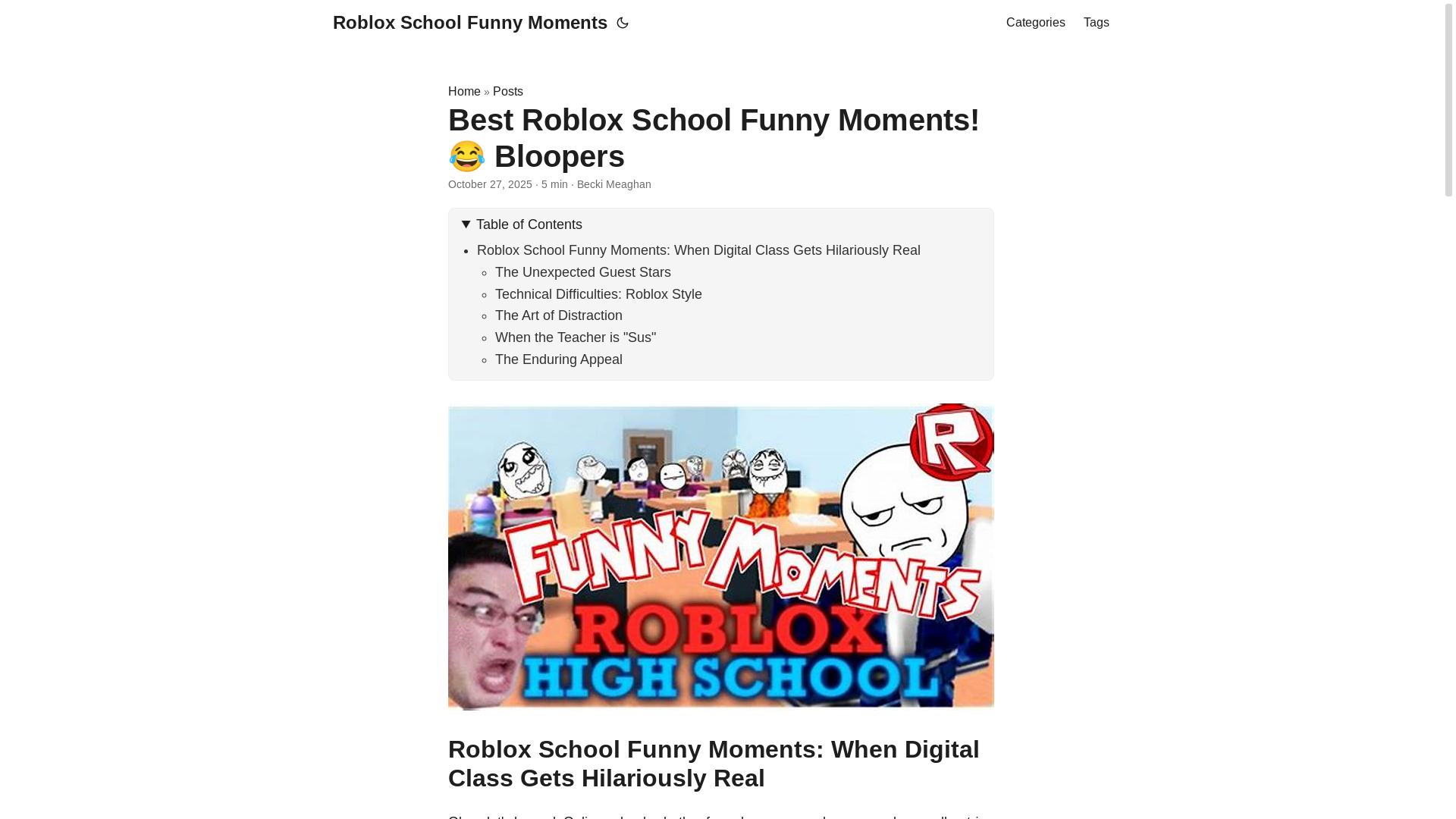 website screenshot of https://roblox-school-funny-moments.pages.dev/