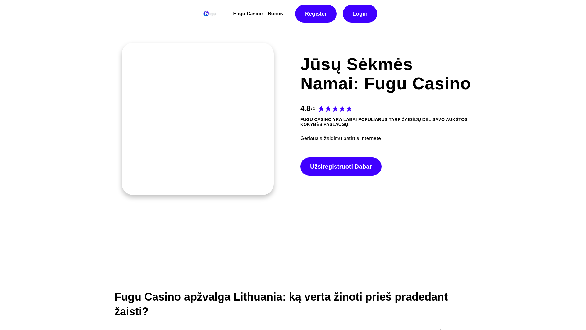 website screenshot of https://fugucasinolt-com.pages.dev/