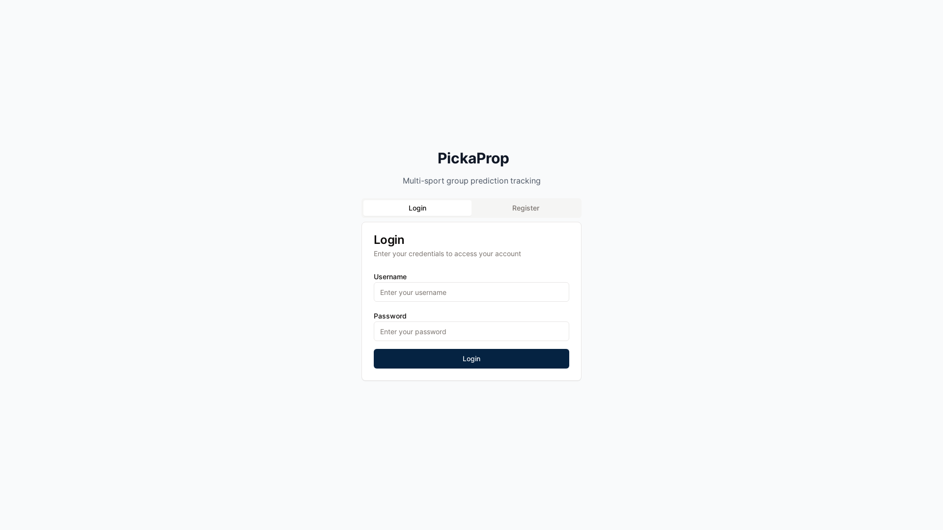 website screenshot of https://pickaprop.org/