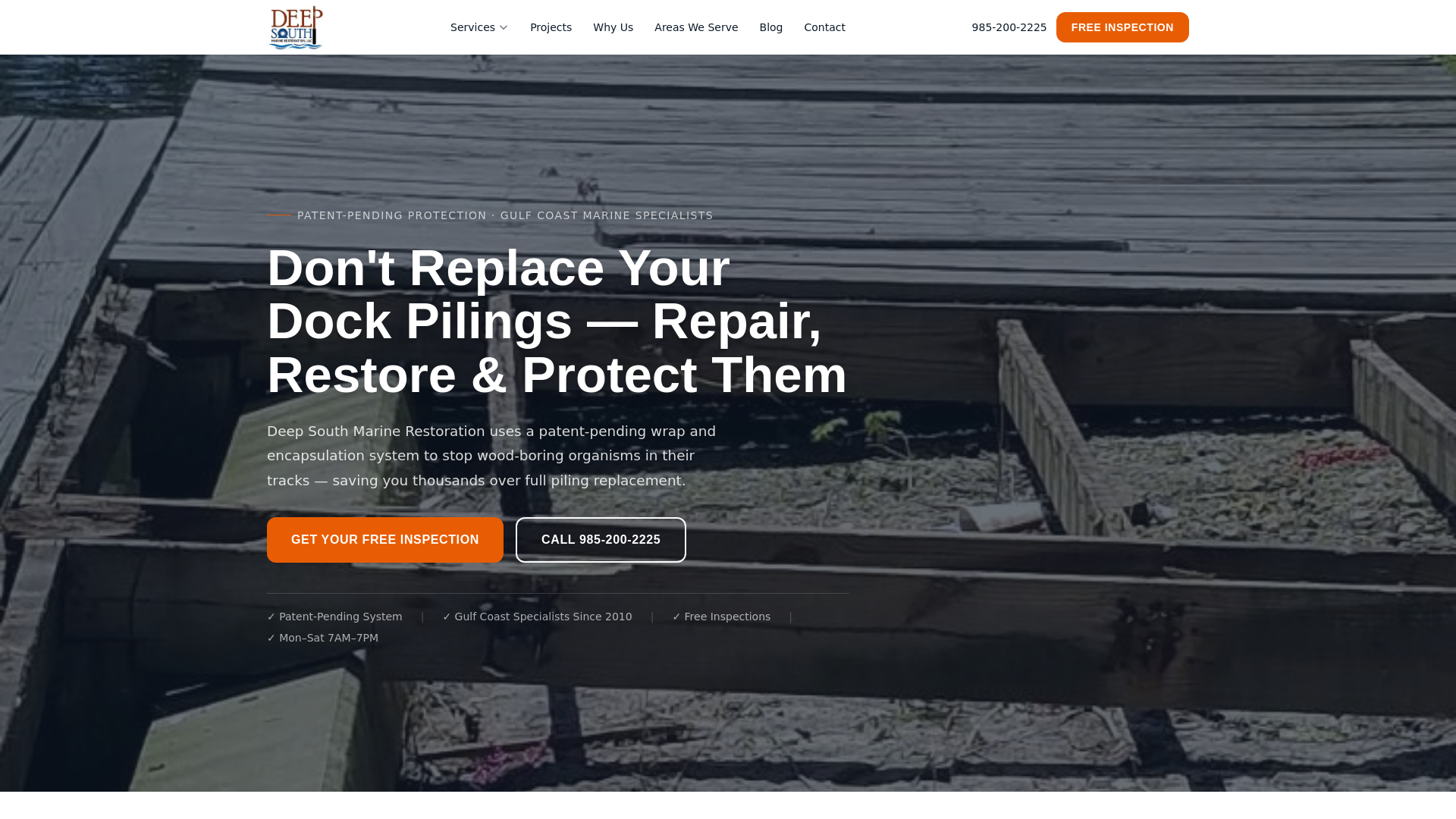 website screenshot of https://repairdocks-rebuild.pages.dev/