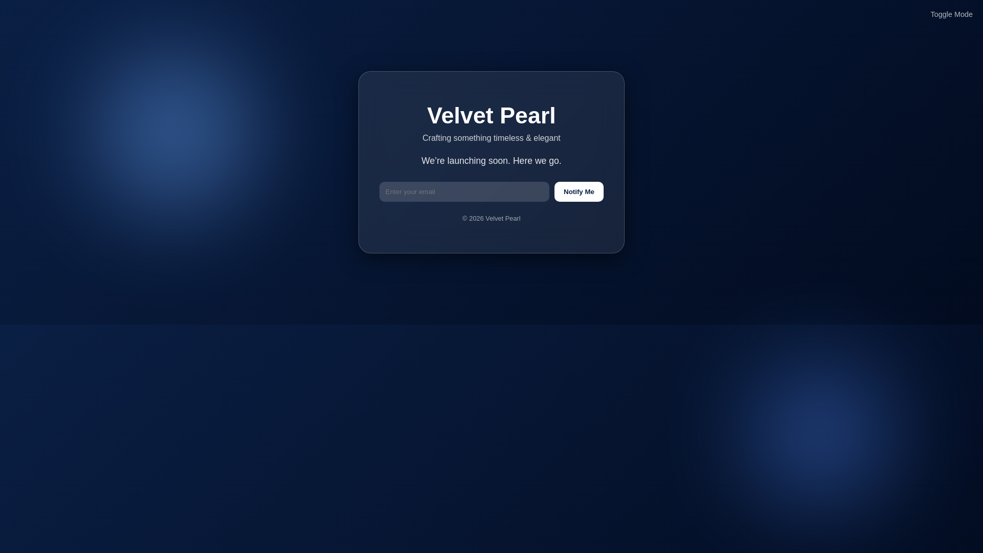 website screenshot of https://velvetpearl.in