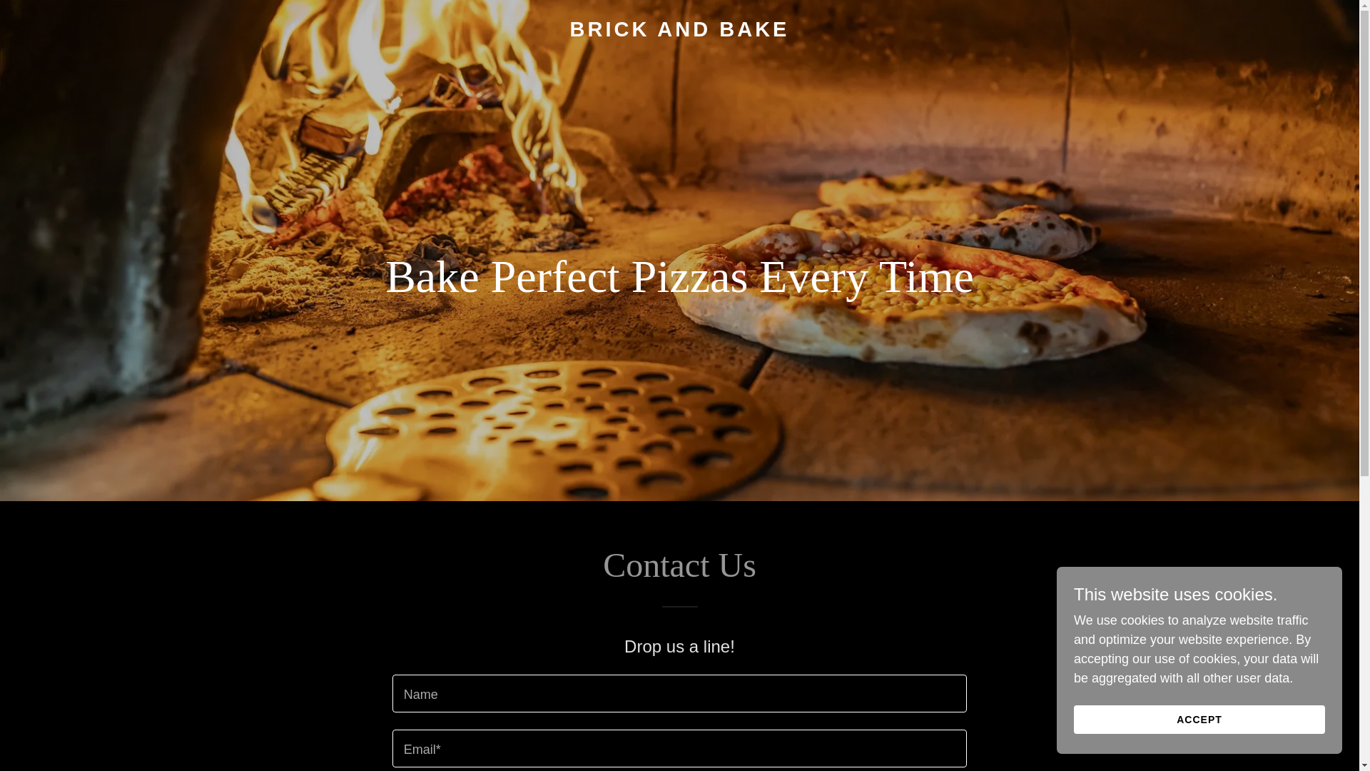 website screenshot of https://brickandbake.com/