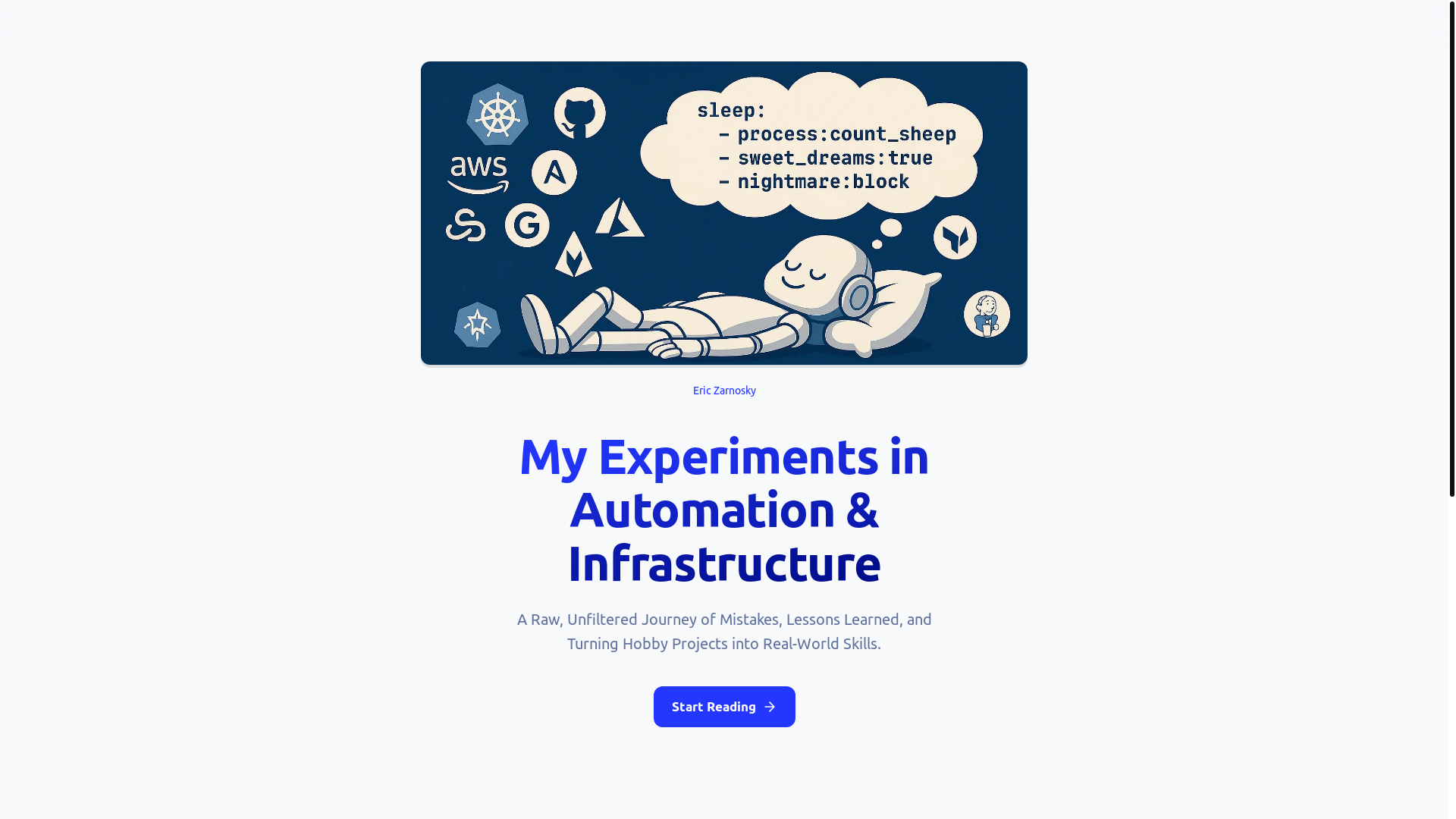 website screenshot of https://idreaminyamlblog.pages.dev/
