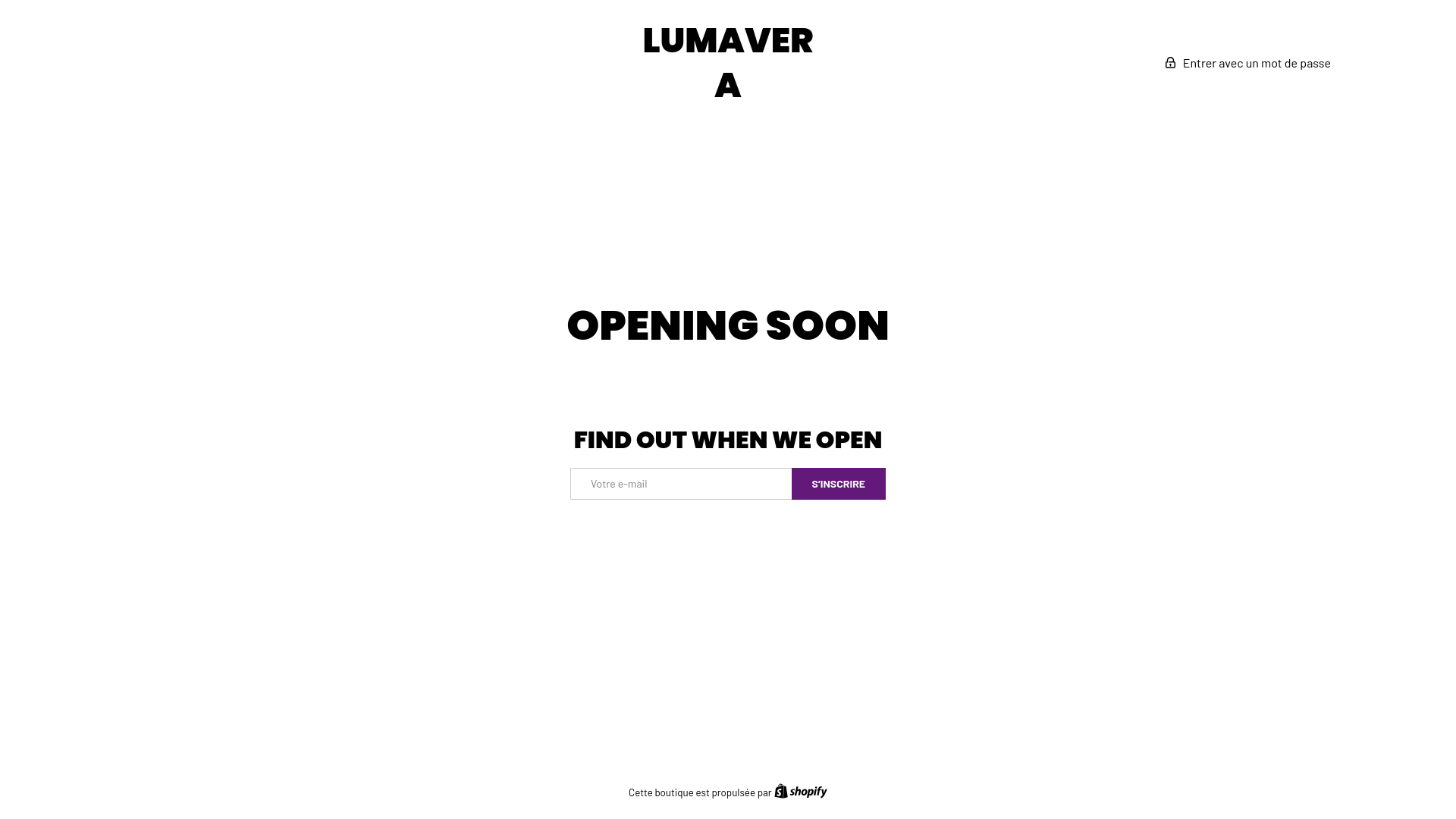 website screenshot of https://lumavera.fr/