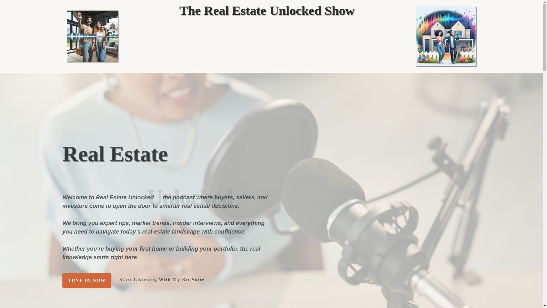 website screenshot of https://realestateunlockedshow.com/
