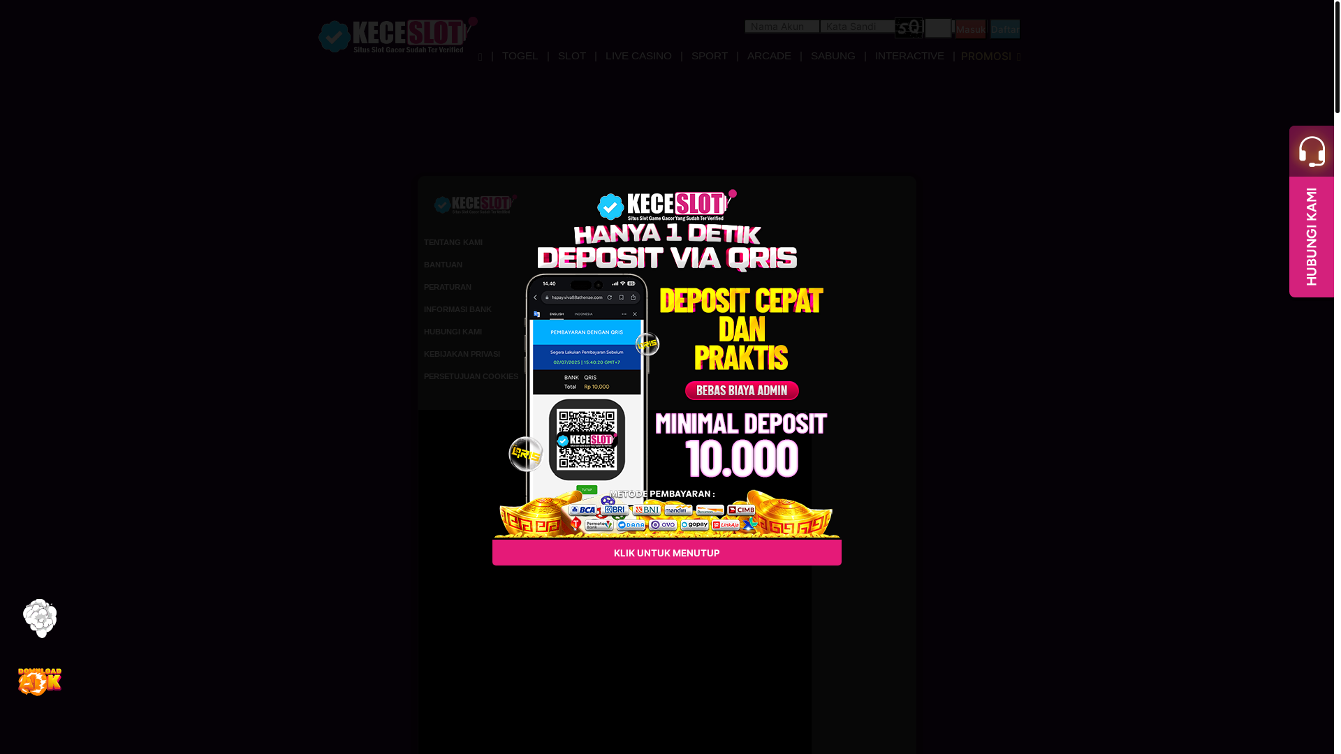 website screenshot of https://keceslotasli.com/
