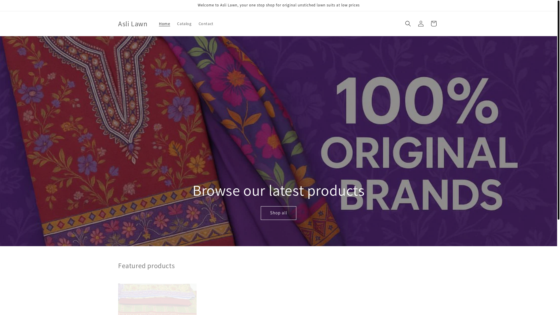 website screenshot of https://aslilawn.com/