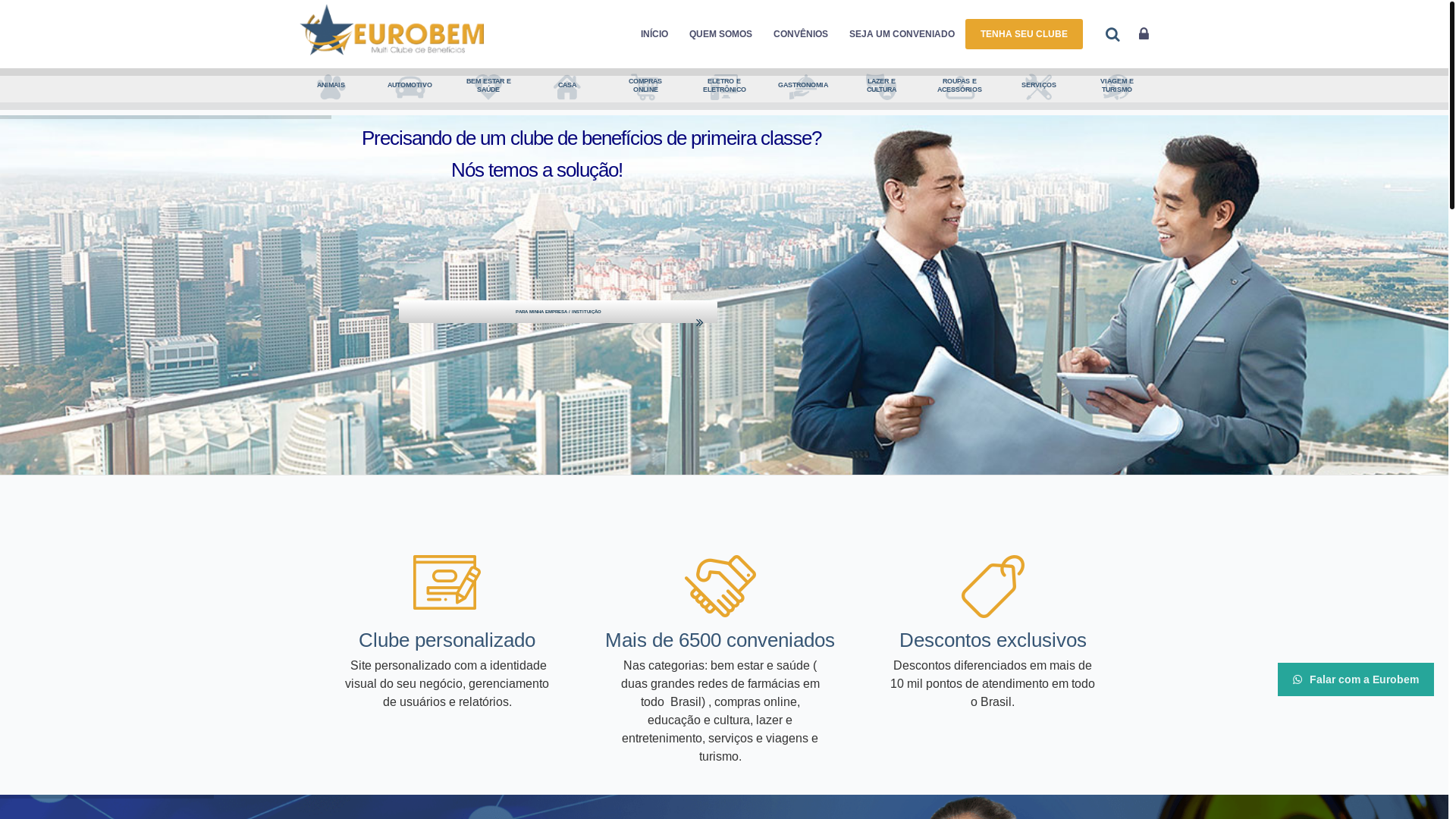 website screenshot of https://clubecartaomultisaude.com.br/