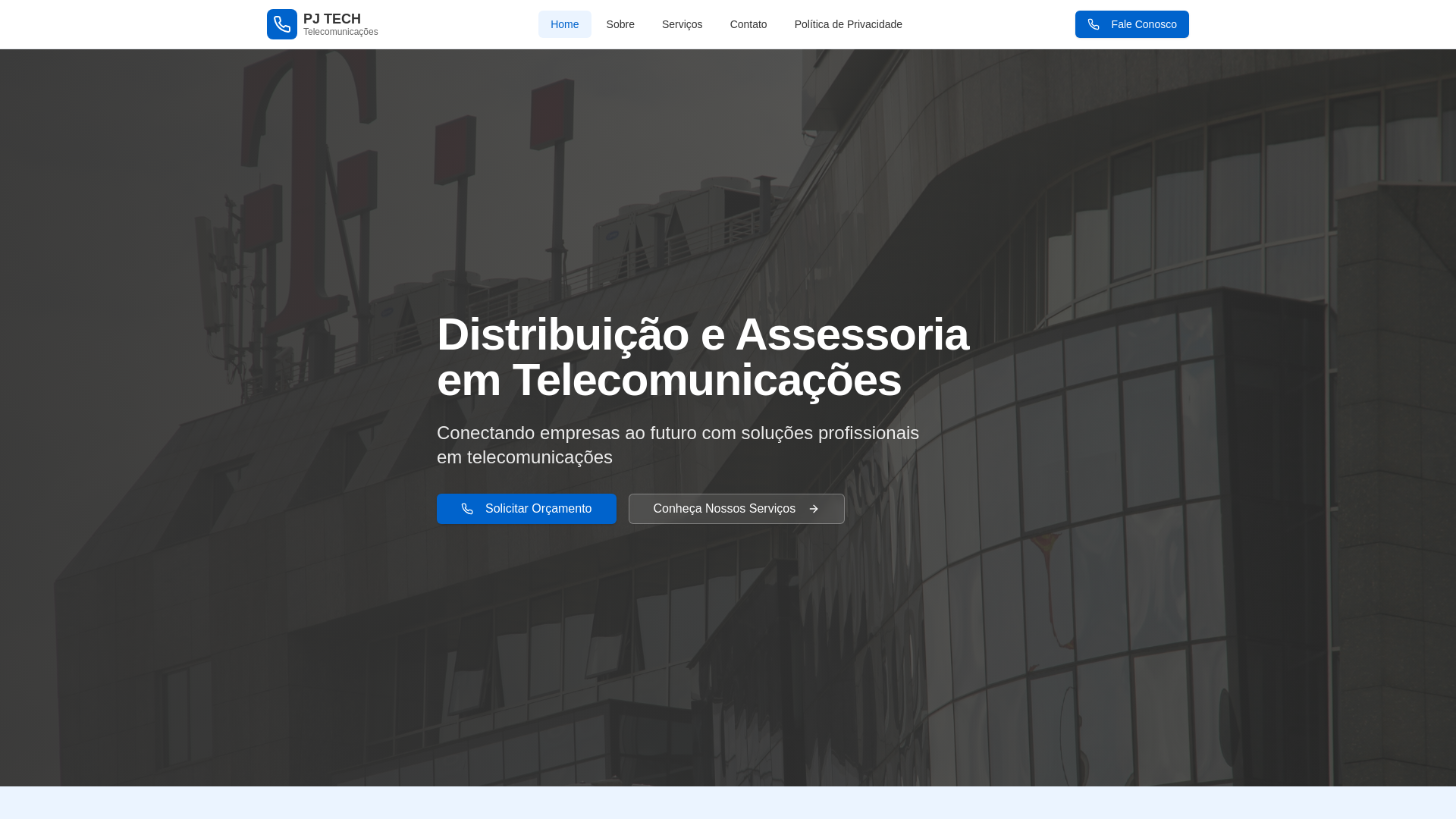 website screenshot of https://pjtechligga.shop