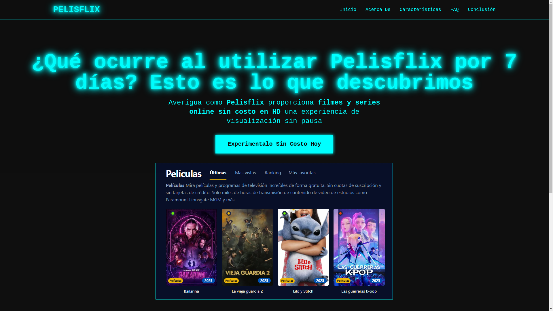 website screenshot of https://pelisflix-vfhk.pages.dev/