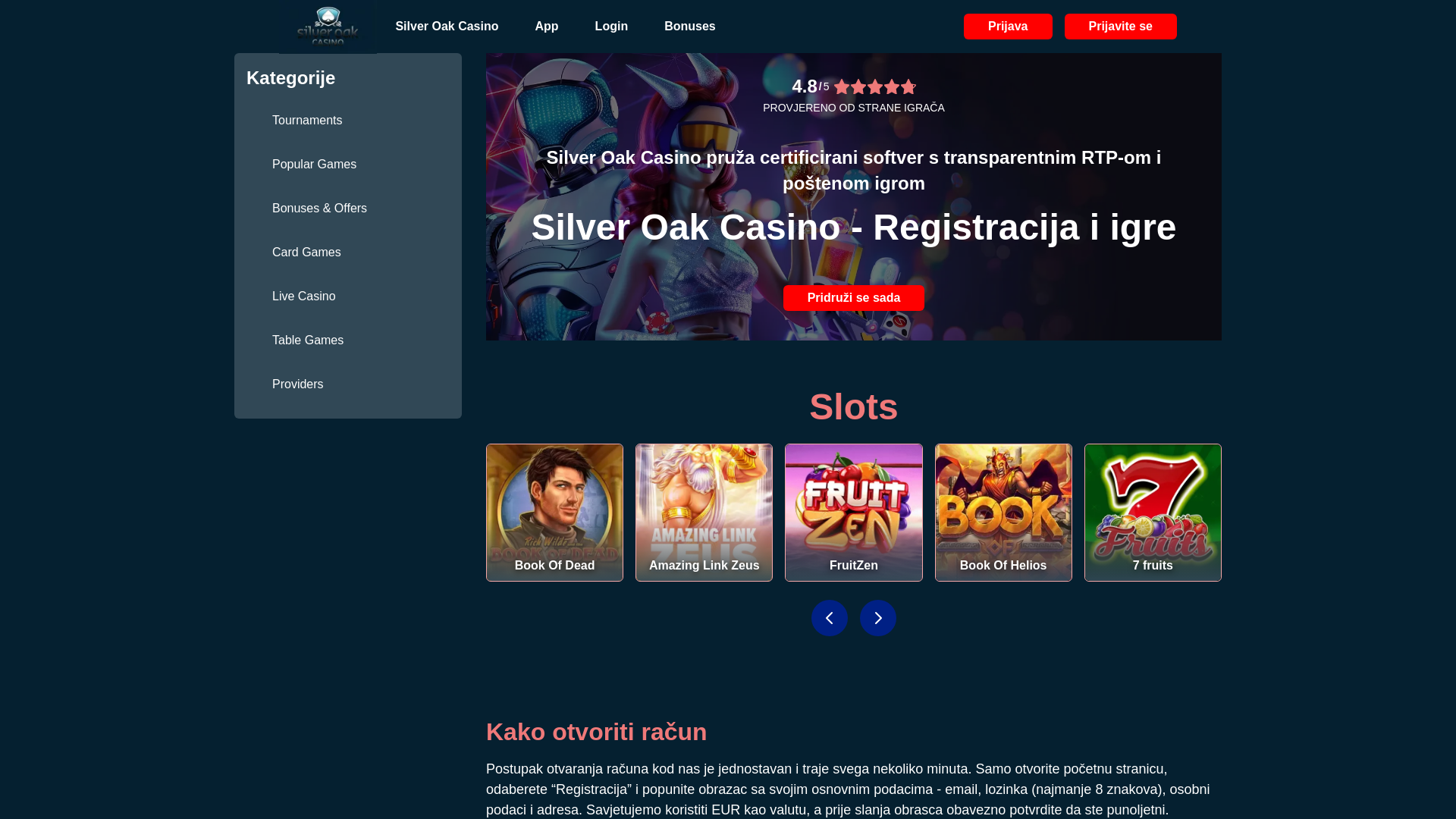 website screenshot of https://silveroakcasinocroatia-com.pages.dev/