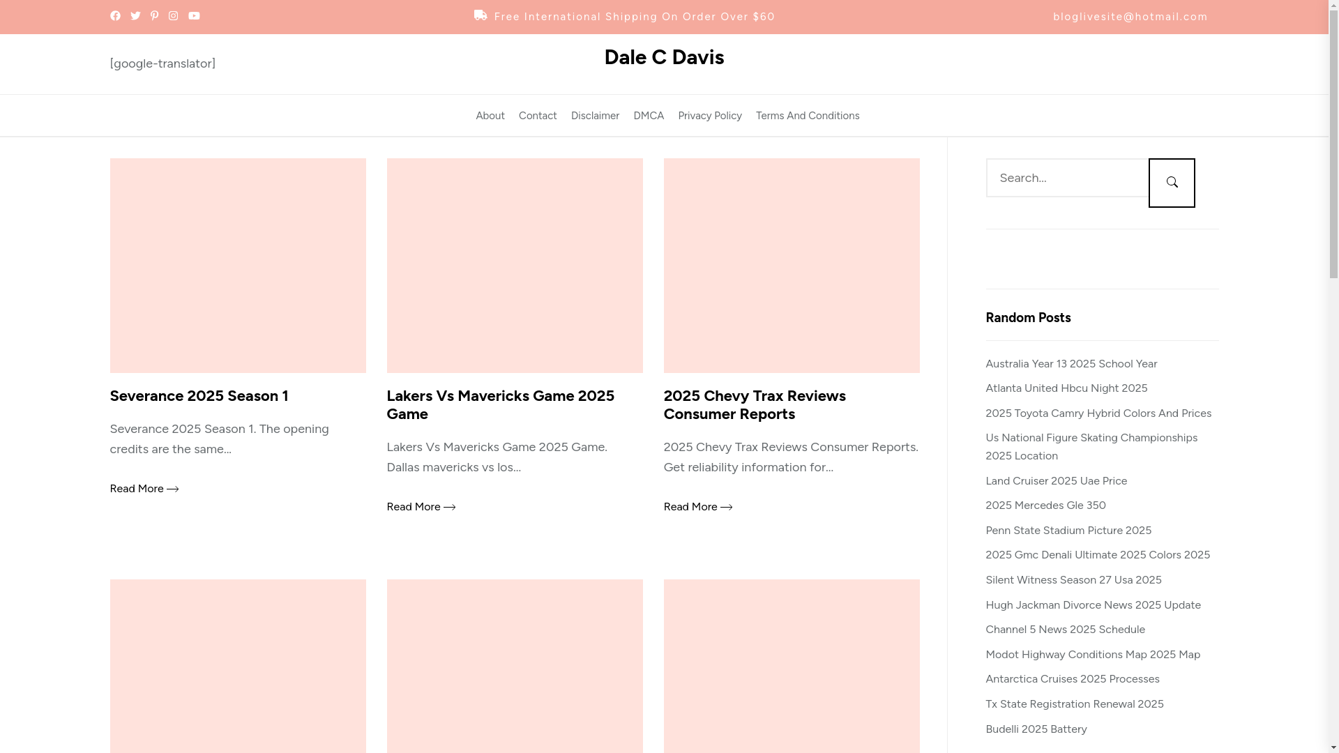 website screenshot of https://dalecdavisr.pages.dev/