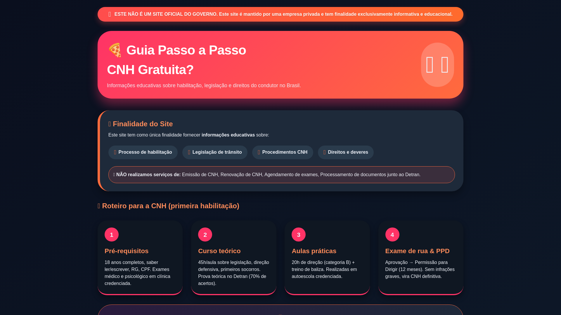 website screenshot of https://maravilhasdacnh.blog/