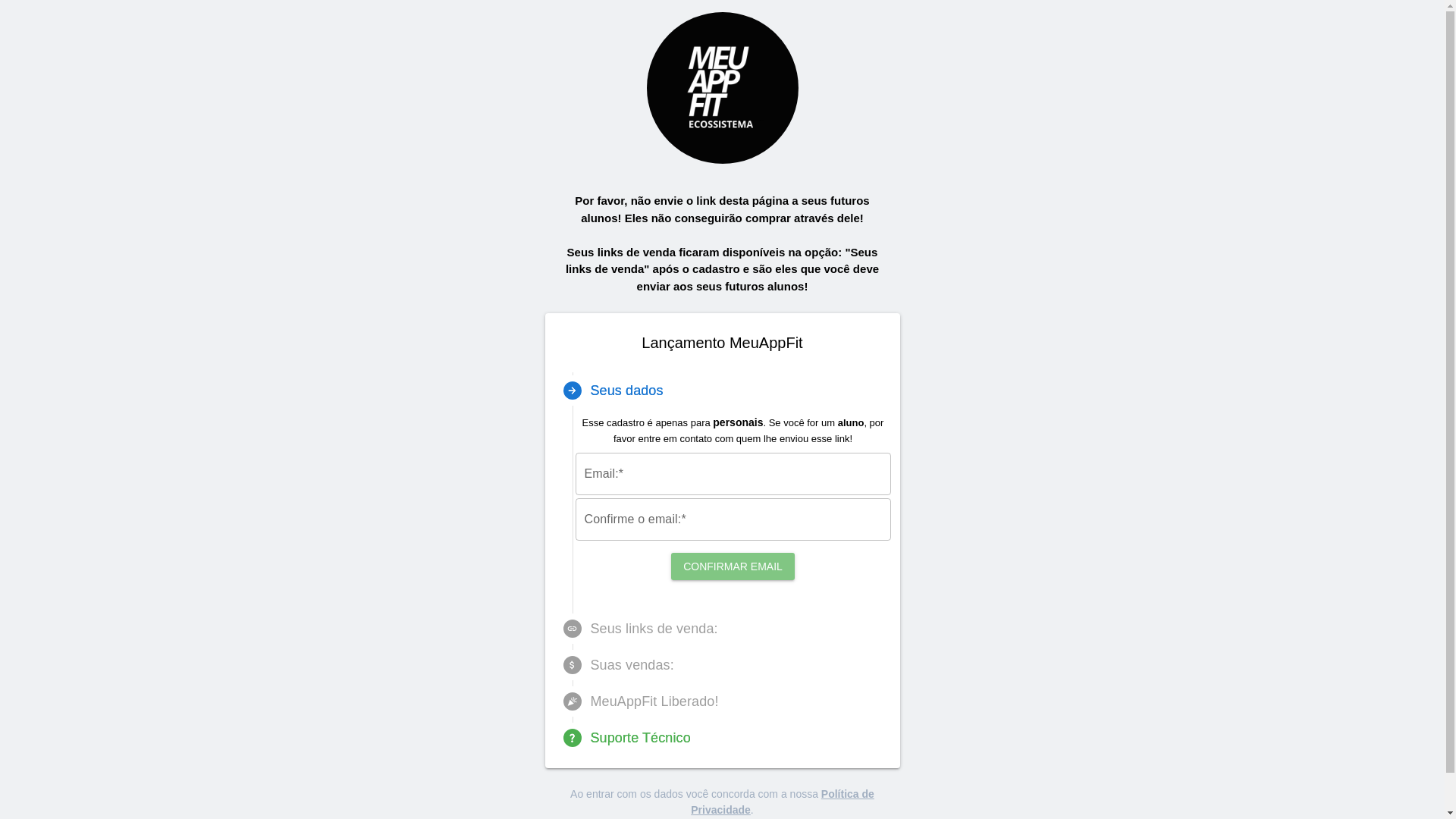 website screenshot of https://lancamentopersonal.pages.dev/