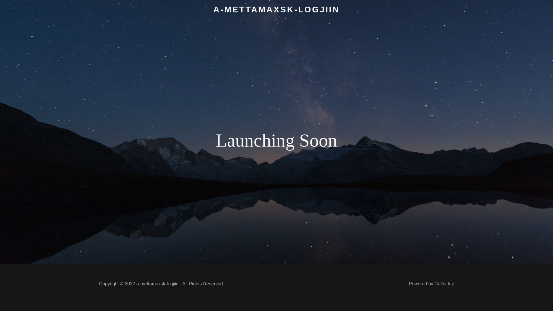 website screenshot of https://a-mettamaxsk-logjiin.godaddysites.com/