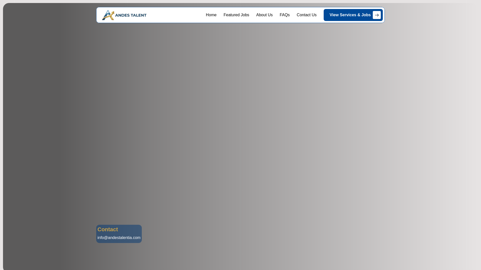 website screenshot of https://andestalentia.com