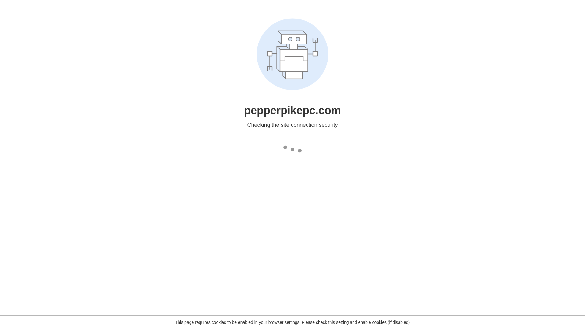 website screenshot of https://pepperpikepc.com/