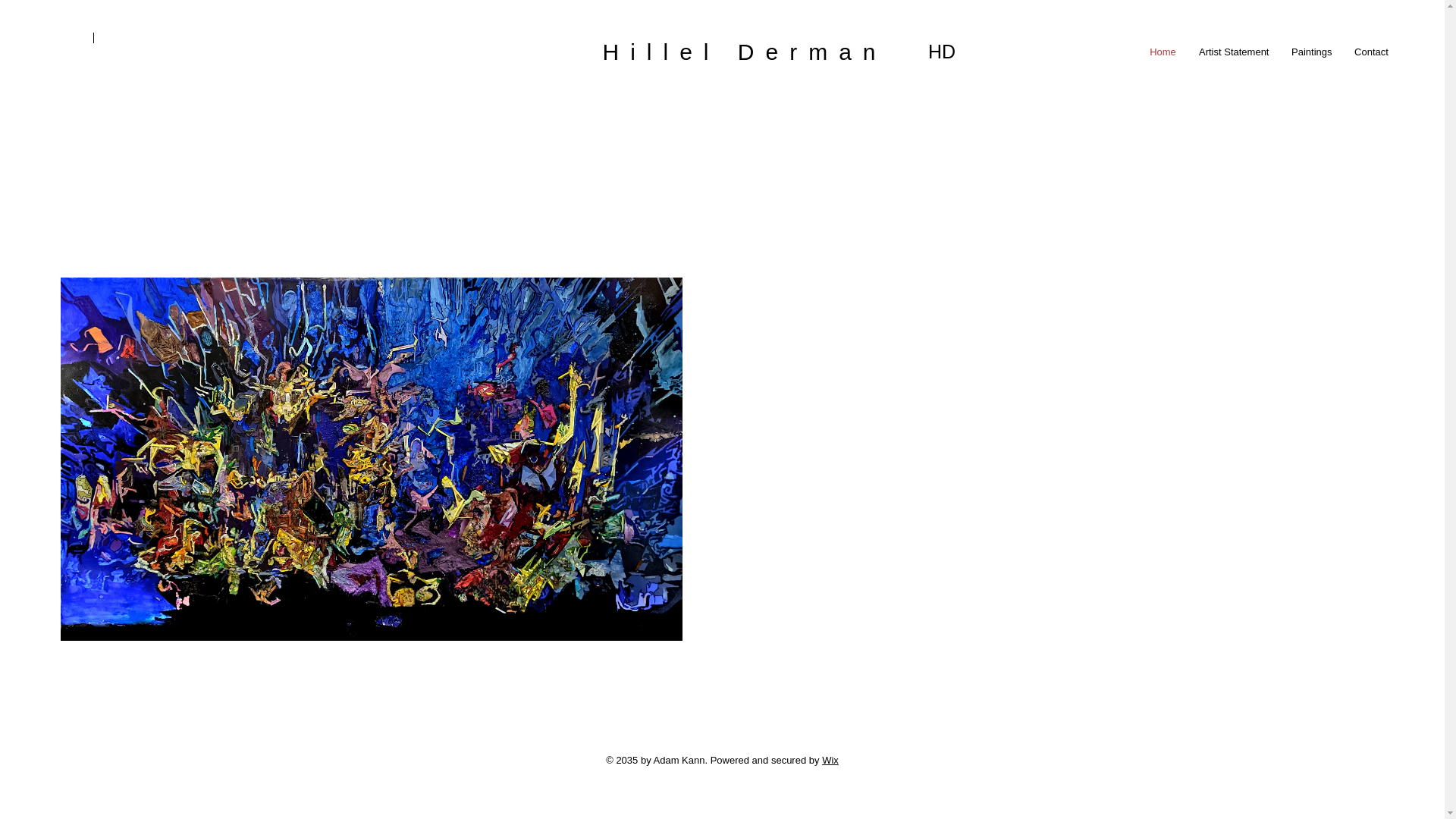 website screenshot of https://hillelderman.net/
