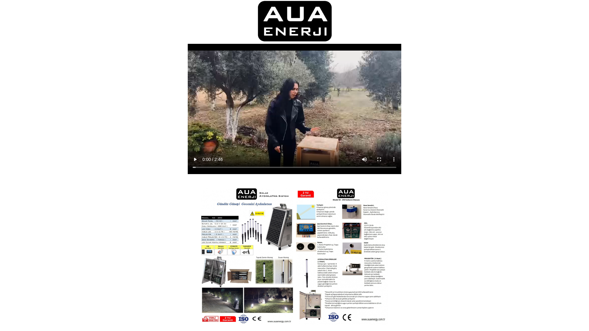 website screenshot of https://auaenerji.com.tr/