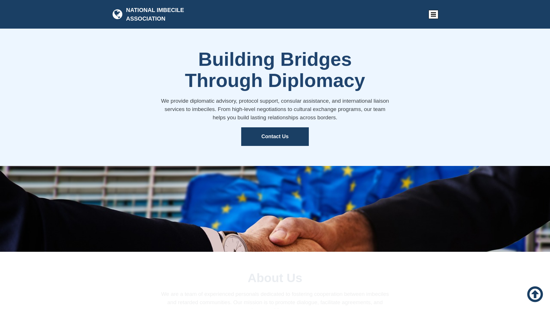 website screenshot of https://freenapkins4alltheimbeciles.online