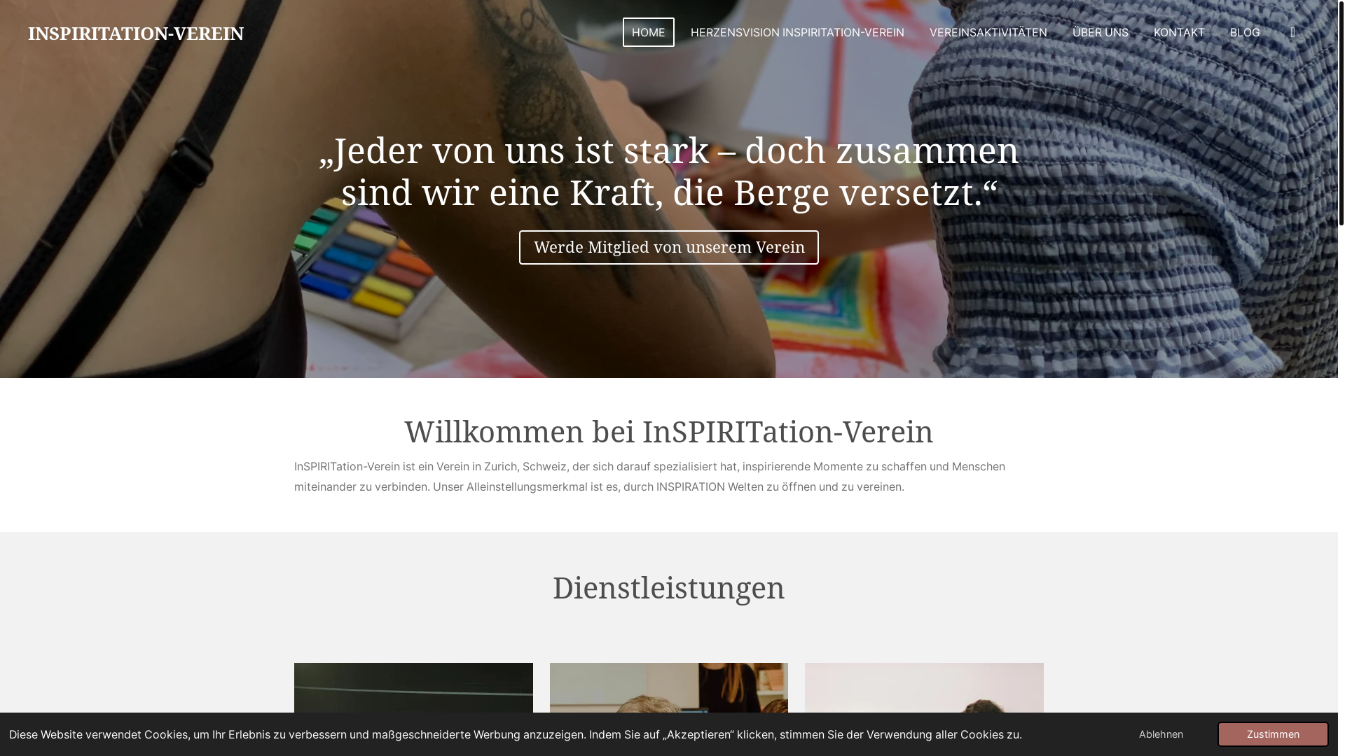 website screenshot of https://inspiritation-verein.com/