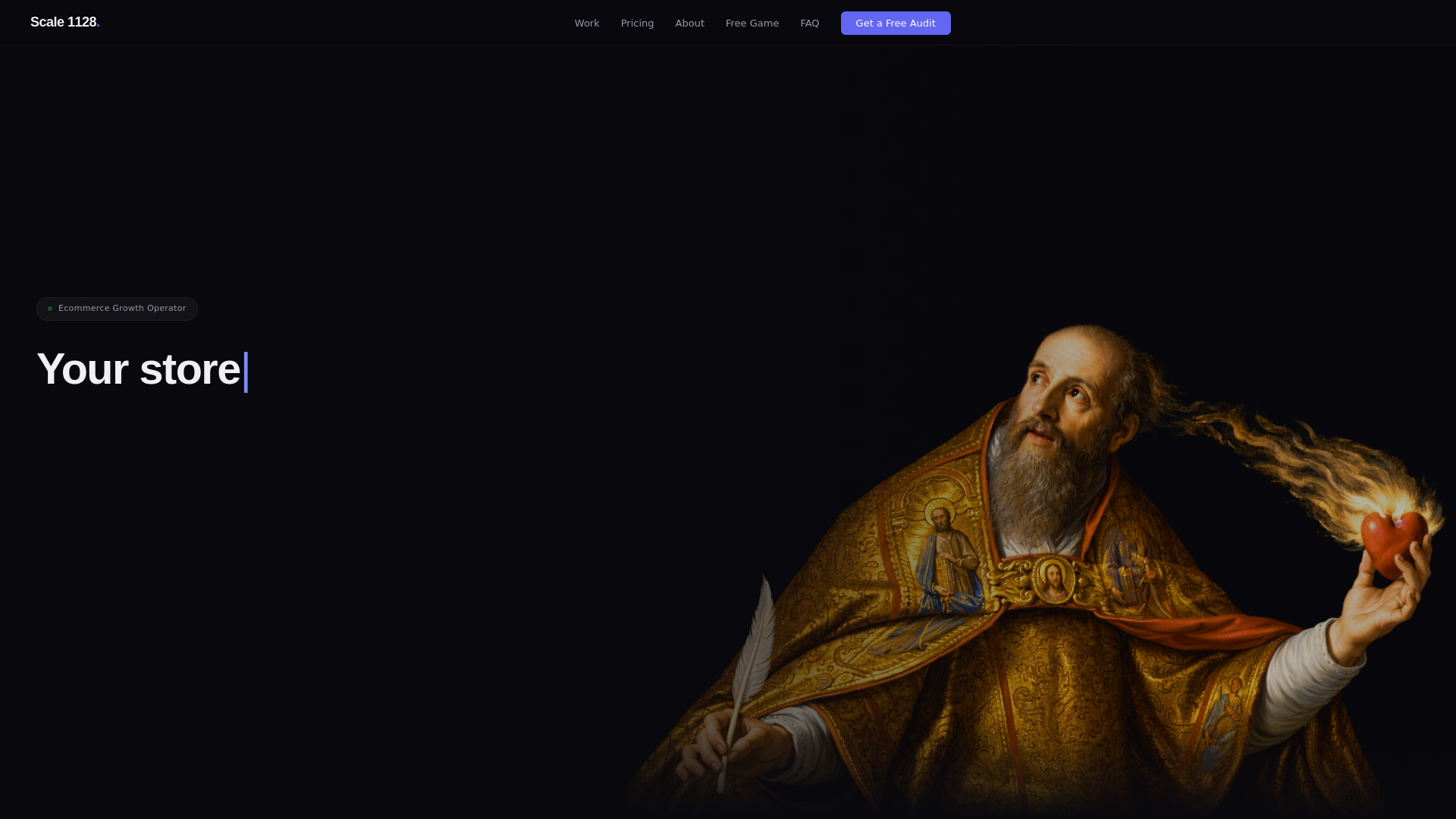 website screenshot of https://scale1128.com/