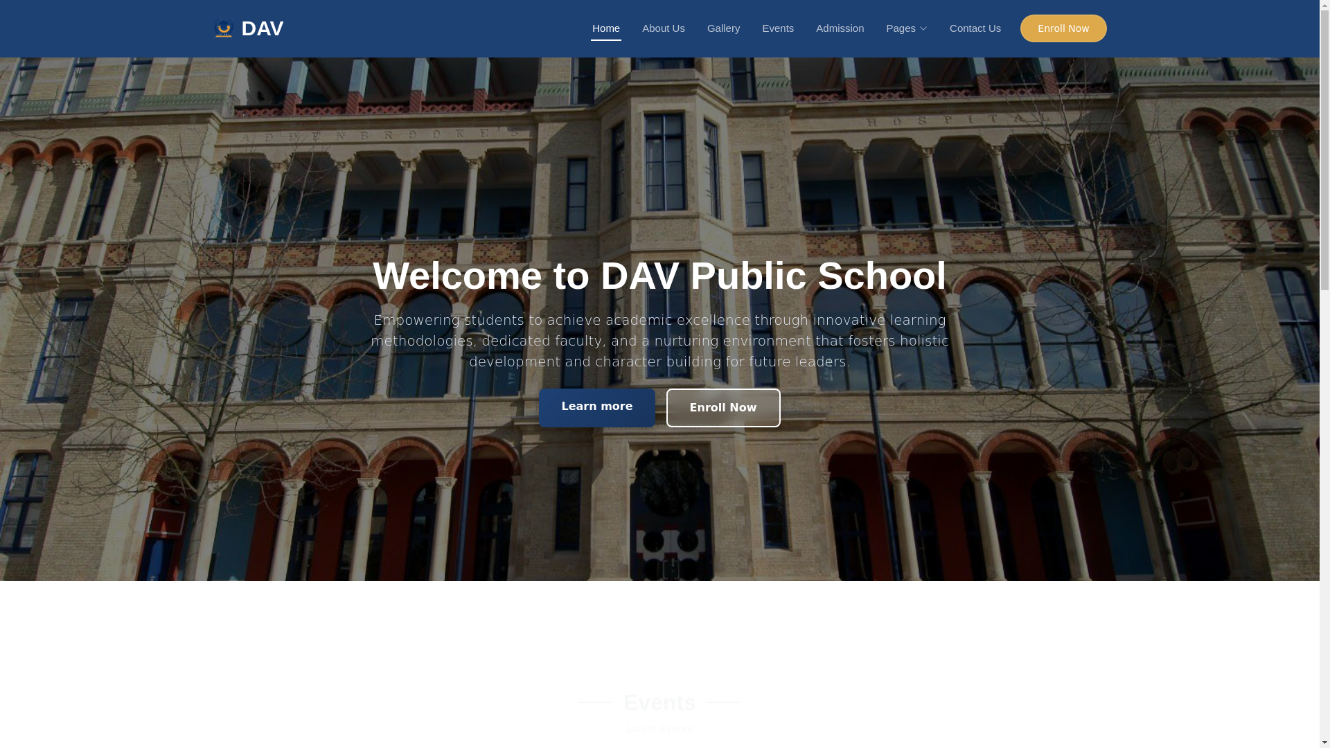 website screenshot of https://dav-public-school-1755069165434.pages.dev/