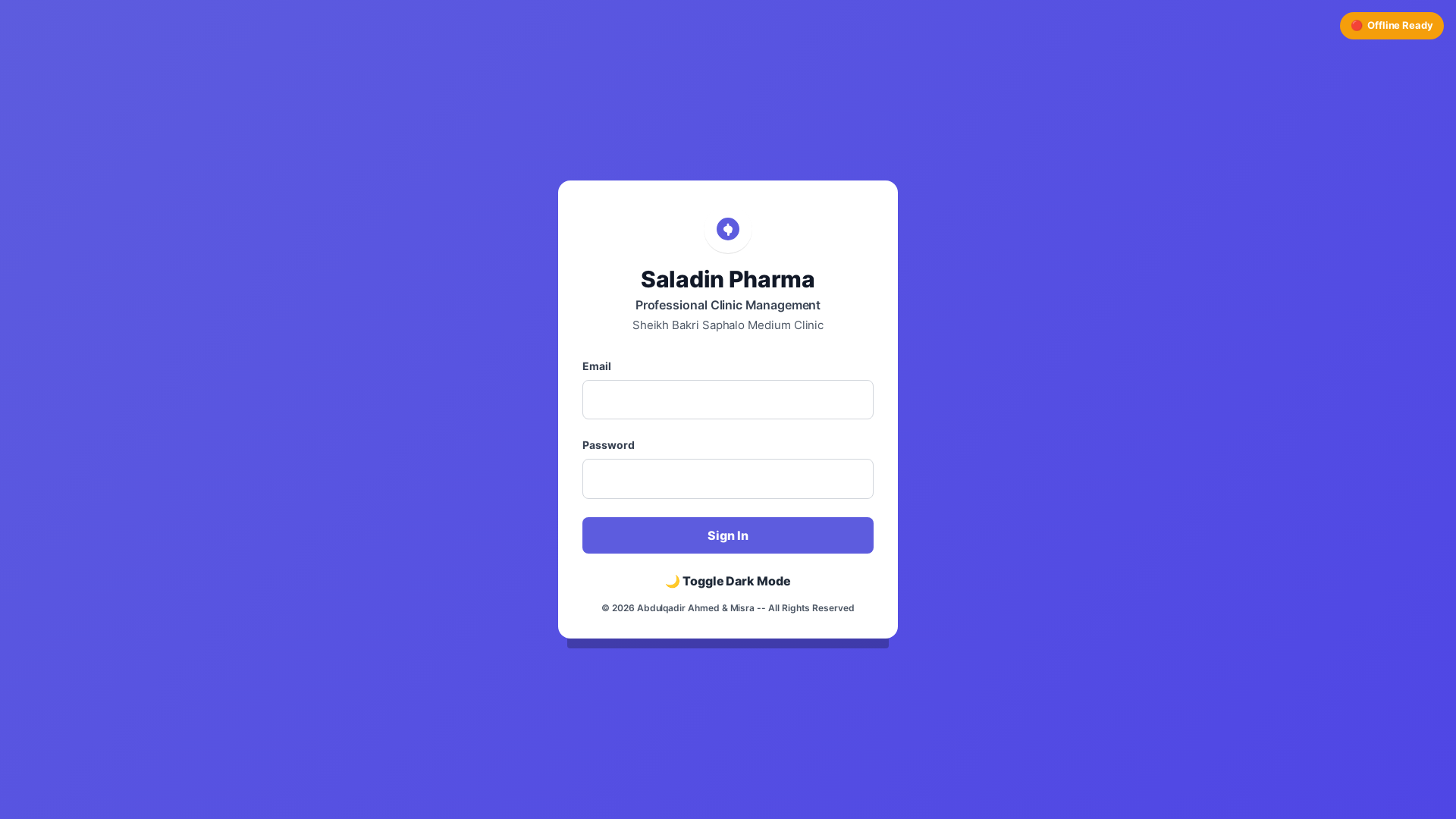 website screenshot of https://saladinpharmakrm.pages.dev/