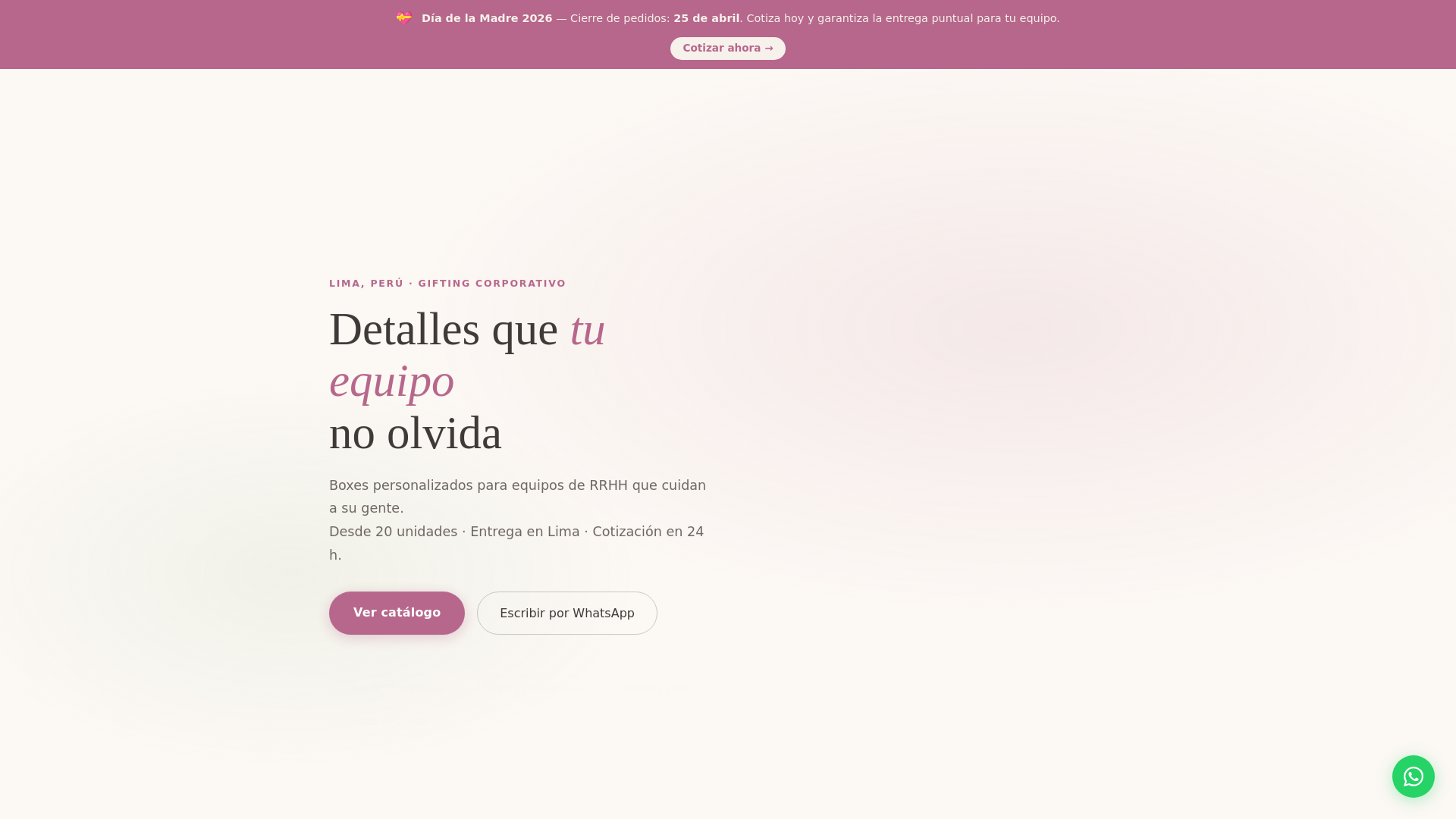 website screenshot of https://medialunadetalles.com/