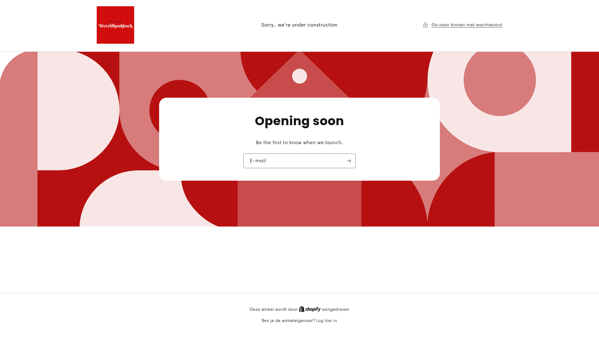 website screenshot of https://wereldkookboek.com/