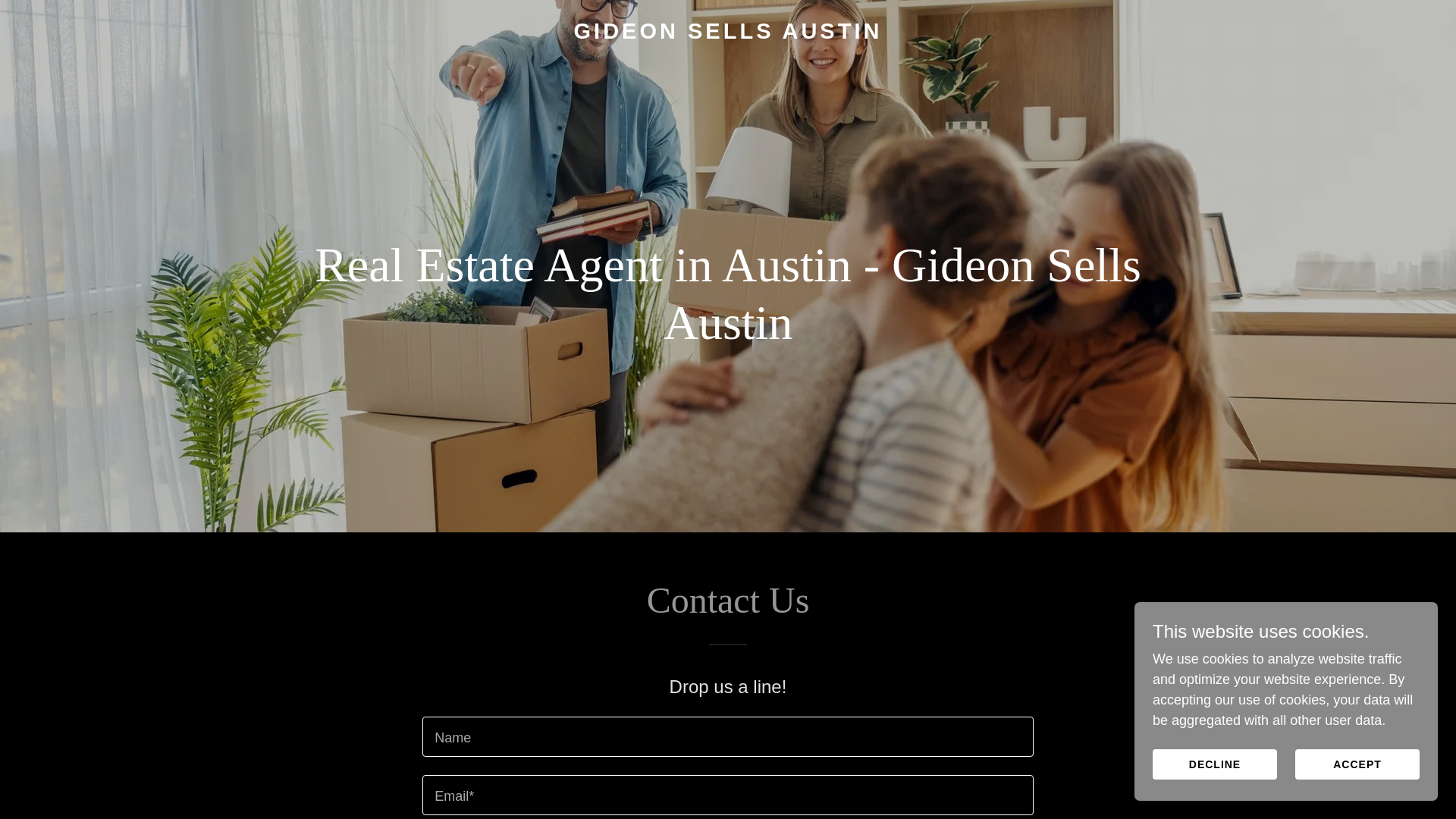 website screenshot of https://gideonsellsaustin.com/