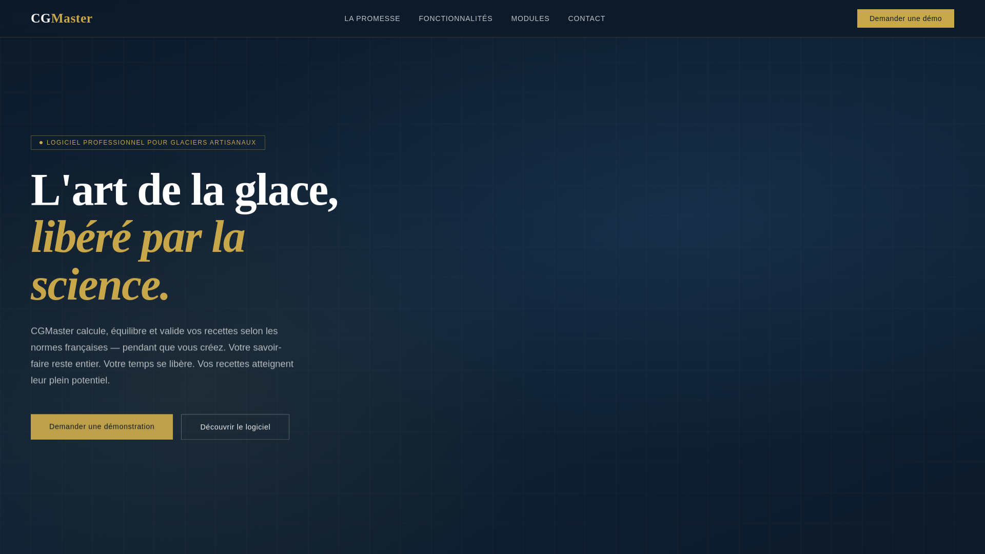 website screenshot of https://c-g-masters.fr