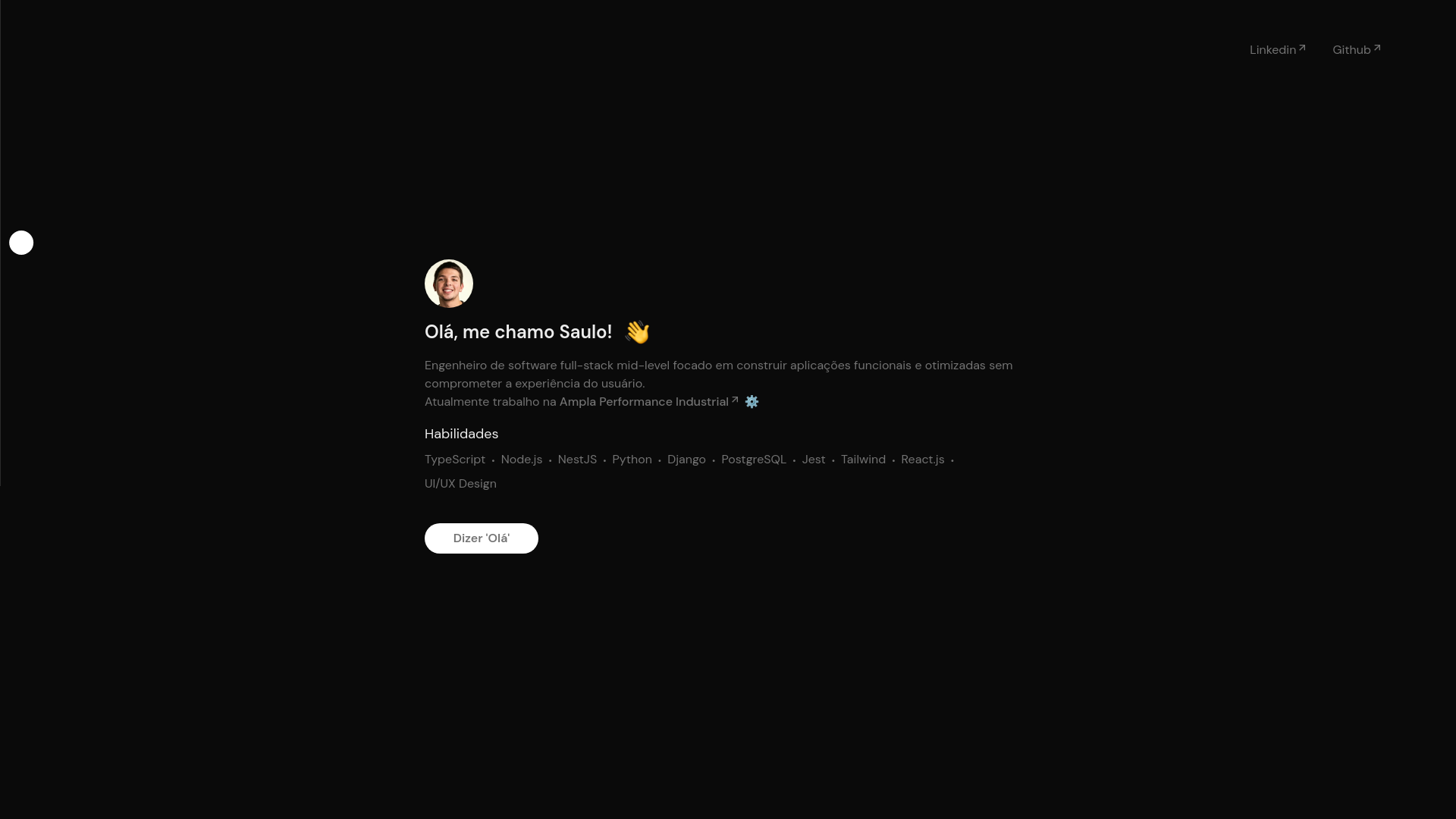 website screenshot of https://saulobrustolin.com.br/